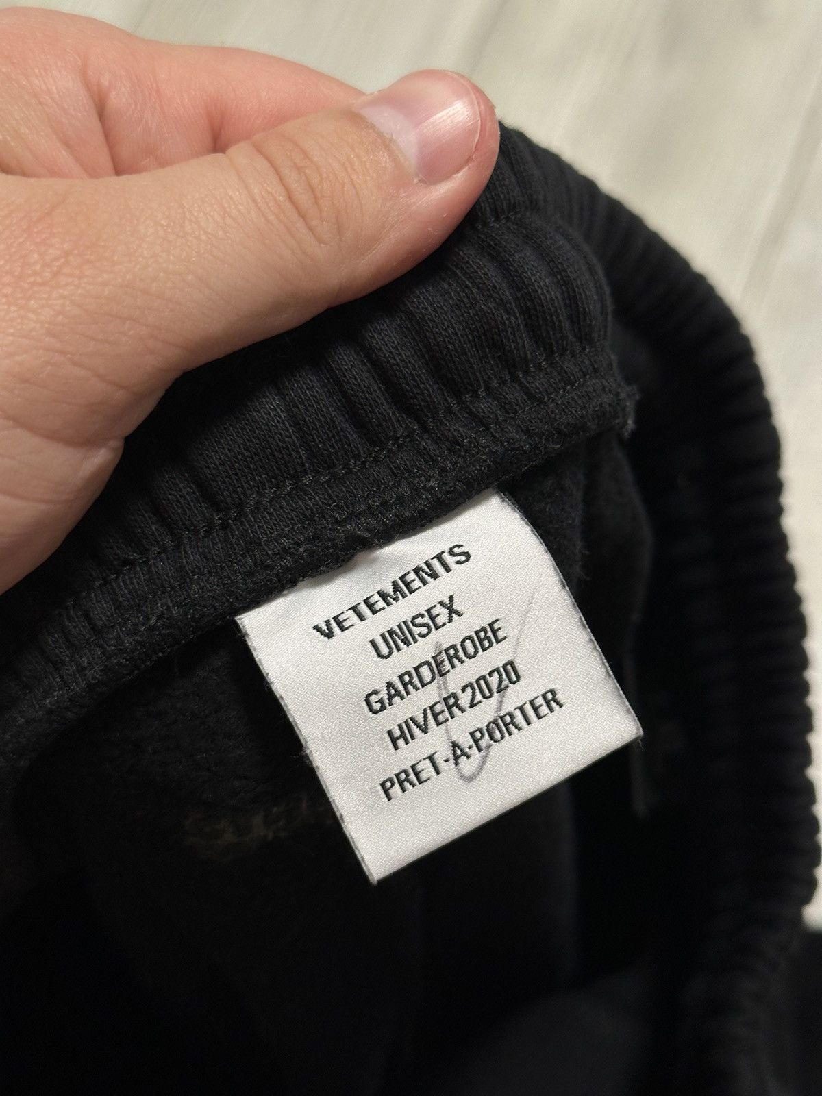 Vetements Vetements Black Interpol Logo Sweatpants Pants Size US 30 / EU 46 - 5 Thumbnail