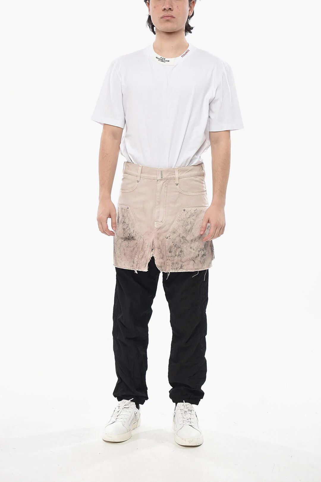 Givenchy og1mm0326 Double-layered Pant in Pink Size US 30 / EU 46 - 4 Thumbnail