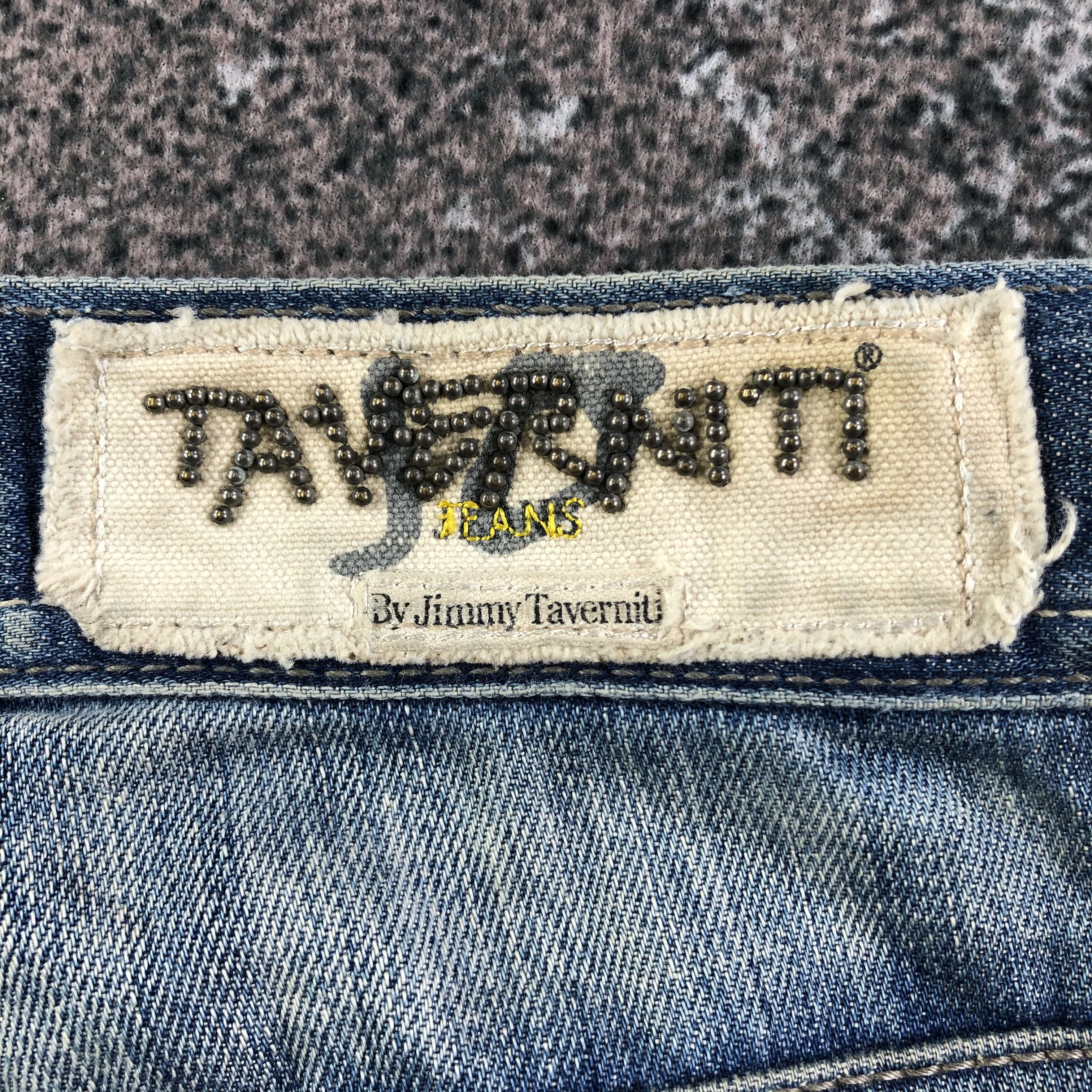Taverniti Rod 19 Taverniti Jeans Faded Blue Denim KJ1908 Size US 33 - 5 Thumbnail