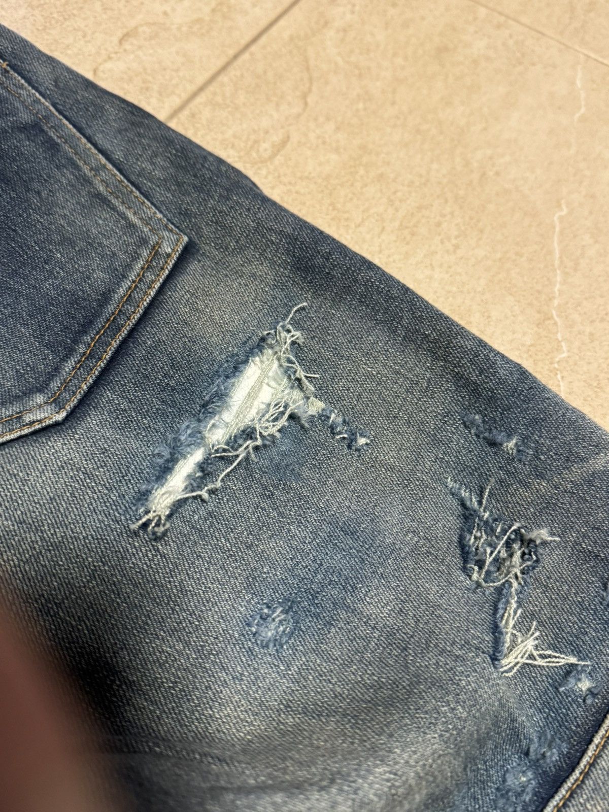 Balmain Distressed Balmain biker jeans Size US 32 / EU 48 - 8 Thumbnail