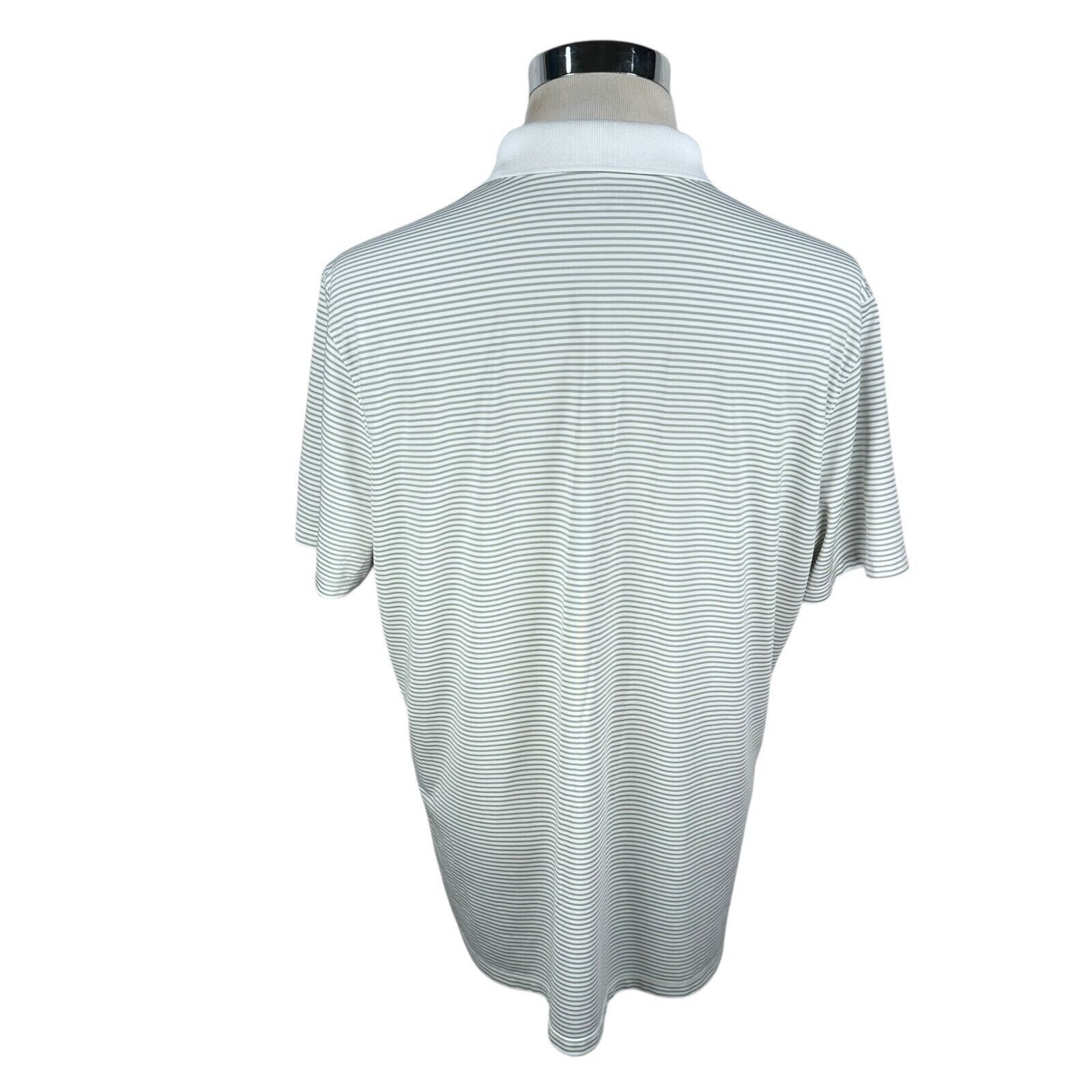 Nike Nike Temple Golf Polo Shirt Men XL White Gray Short Sleeve Size US XL / EU 56 / 4 - 5 Thumbnail