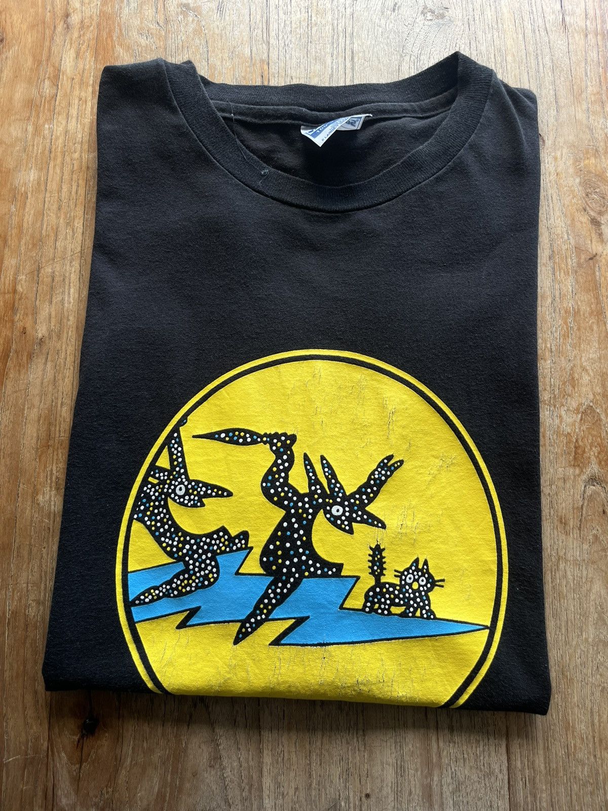 Vintage Vintage Jeunes Pour Rire Artwork design Festival 90’s Tshirt Size US XL / EU 56 / 4 - 1 Thumbnail