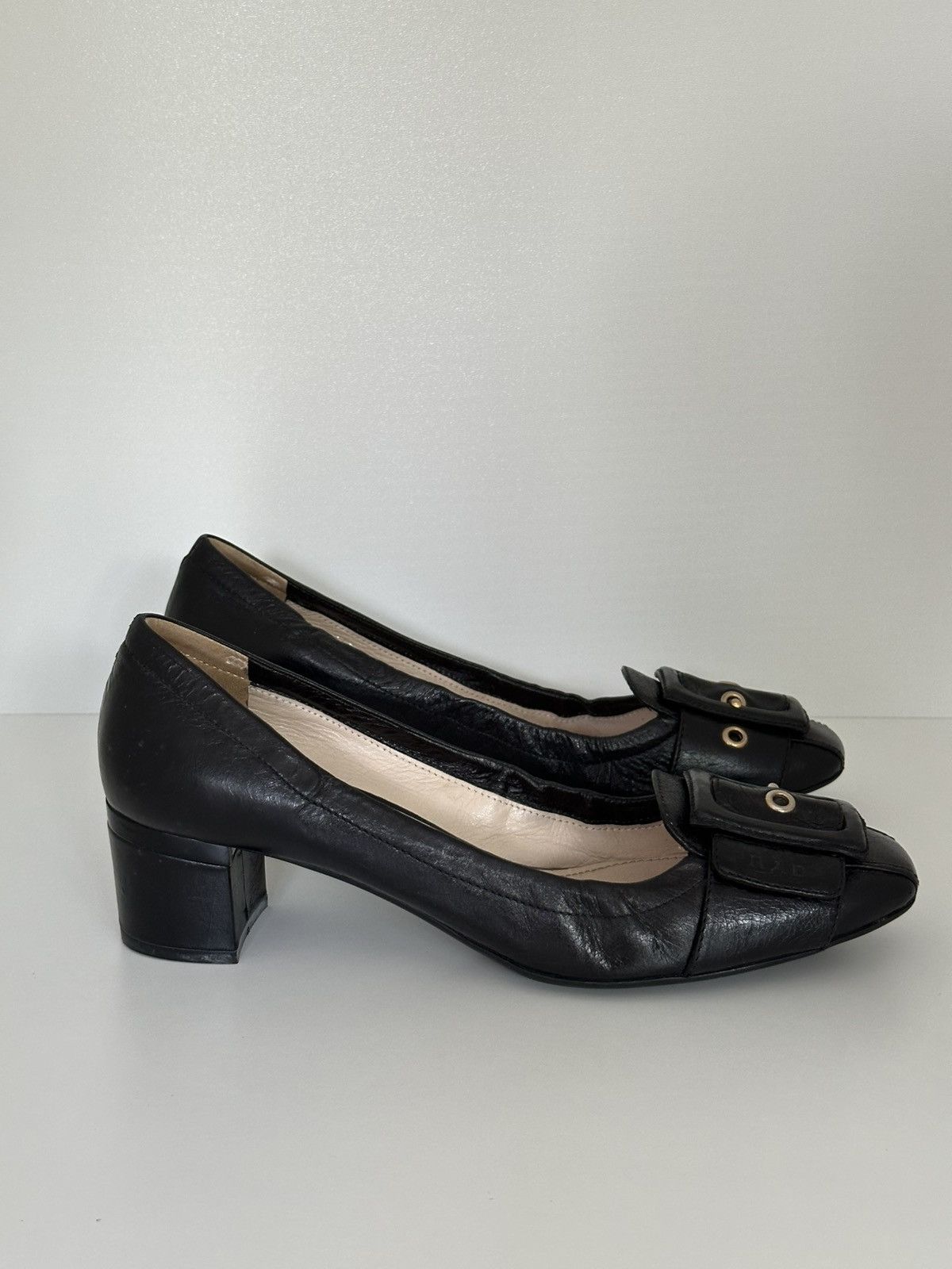 Prada Prada leather pumps heels Size US 7.5 / IT 37.5 - 3 Thumbnail