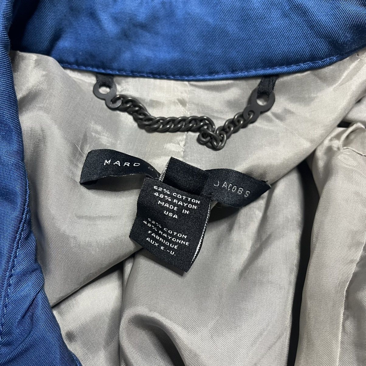 Designer × Marc by Marc Jacobs × Vintage y2k blue marc jacobs trench coat Size US L / EU 52-54 / 3 - 5 Thumbnail