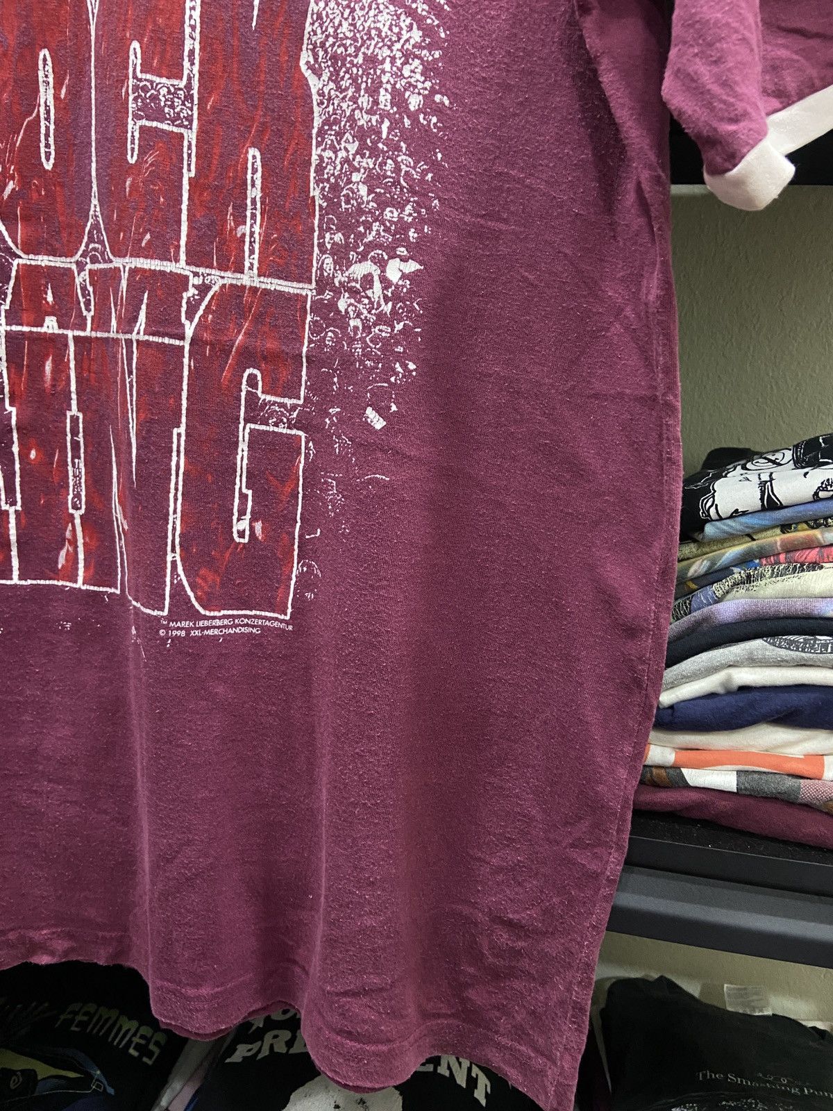 Band Tees × Vintage 🔥🔥Vintage 90s ROCK AM RING Fest Prodigy DEFTONES Tour Tshirt Size US L / EU 52-54 / 3 - 6 Thumbnail