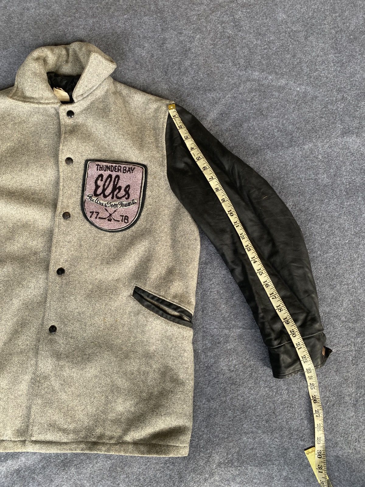 Vintage Vintage athletic committee leather arm jacket Size US M / EU 48-50 / 2 - 12 Thumbnail