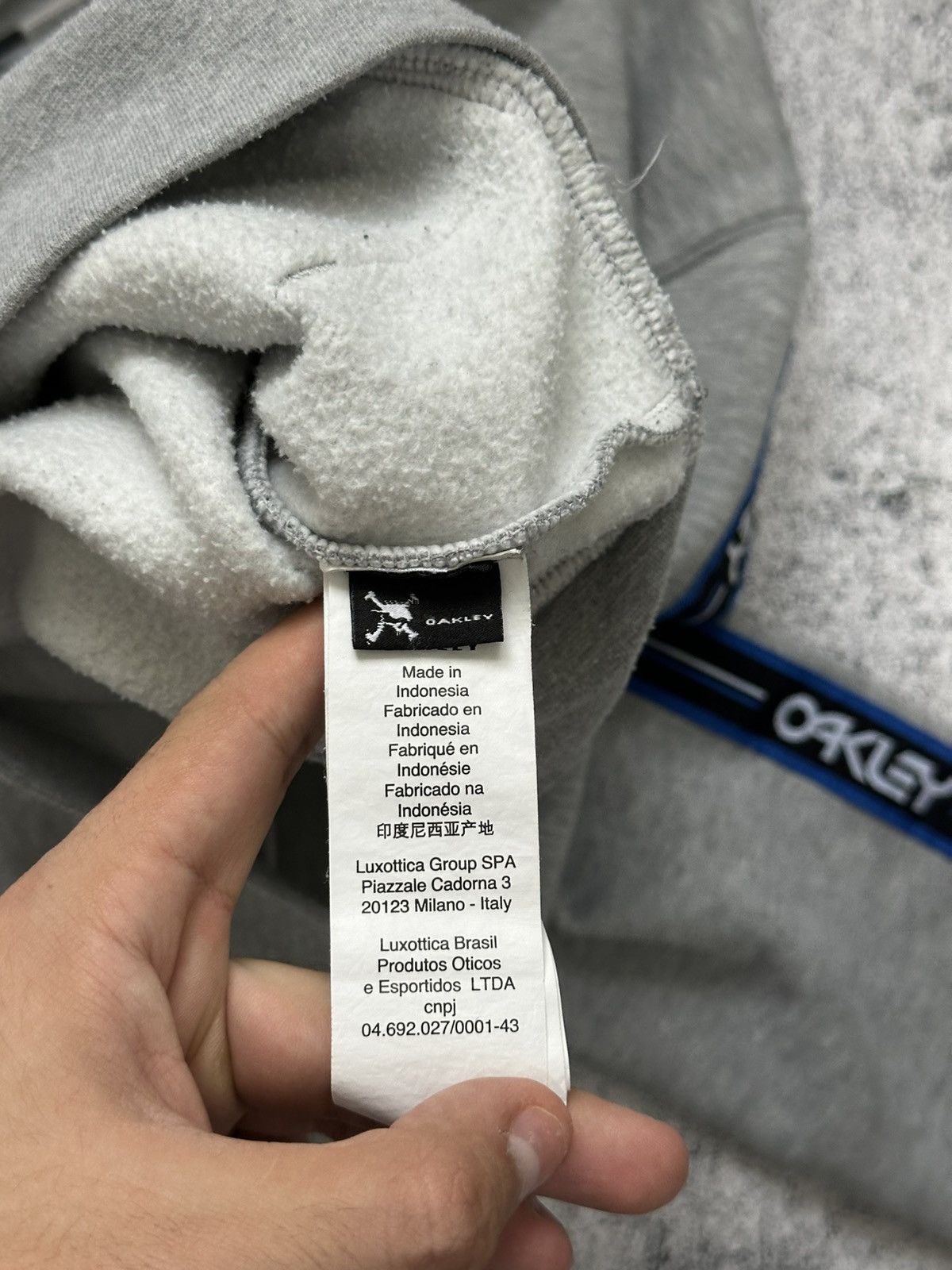 Oakley Oakley Lampas Hoodie Centre Logo Gray Size US M / EU 48-50 / 2 - 10 Thumbnail