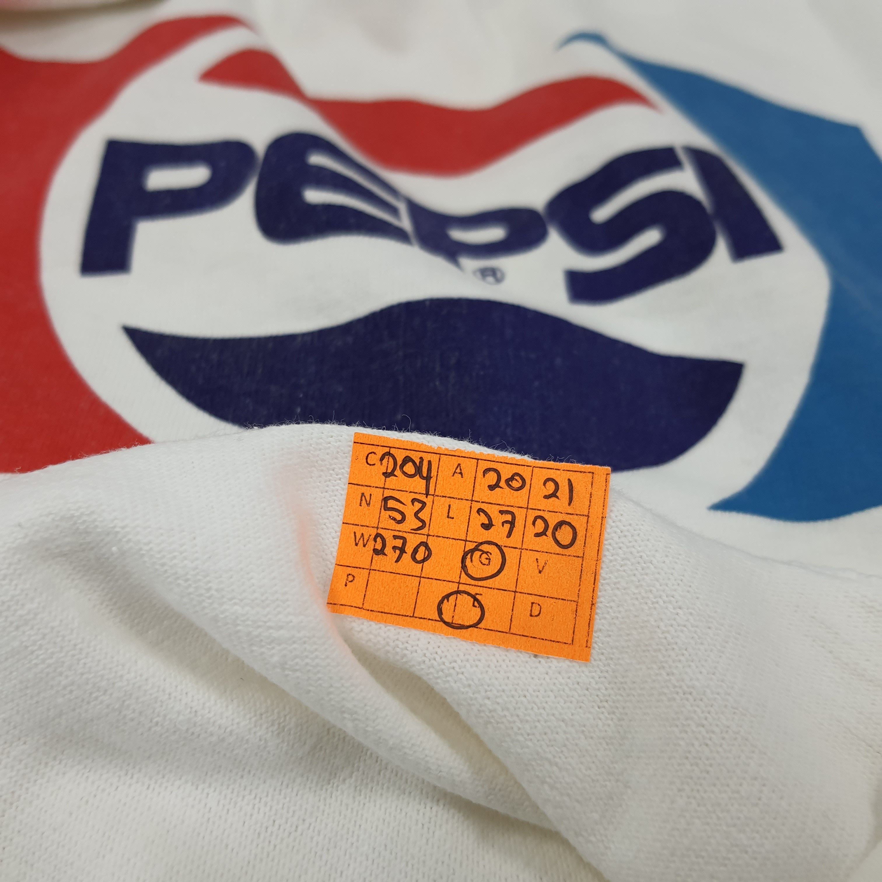 Pepsi × Vintage Vintage PEPSI Long Sleeve Tshirt Size US M / EU 48-50 / 2 - 8 Thumbnail