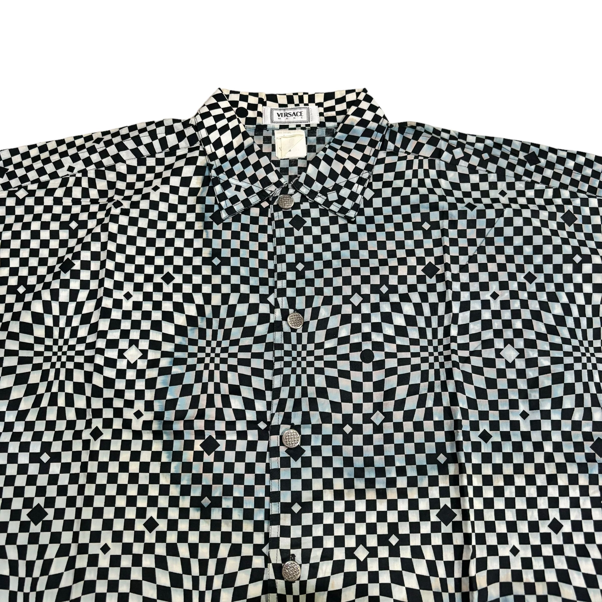 Versace Vintage Versace Mare Psychedelic Shirt Size US L / EU 52-54 / 3 - 4 Thumbnail