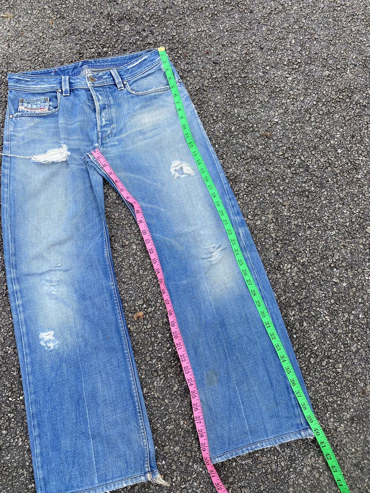 Diesel 🔥 Distressed 🔥 Vintage Diesel Jeans Size US 34 / EU 50 - 20 Thumbnail