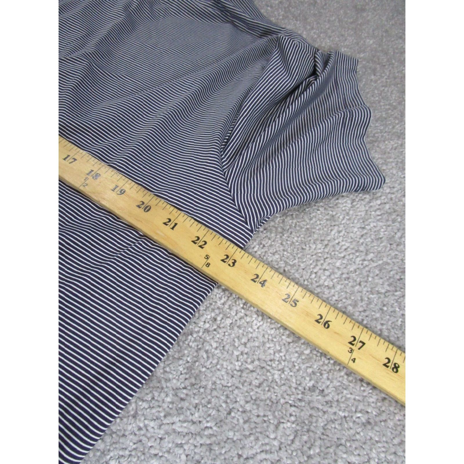 Under Armour Under Armour Polo Shirt Mens XL Navy Striped Stretch Golf Shirt Size US XL / EU 56 / 4 - 6 Thumbnail