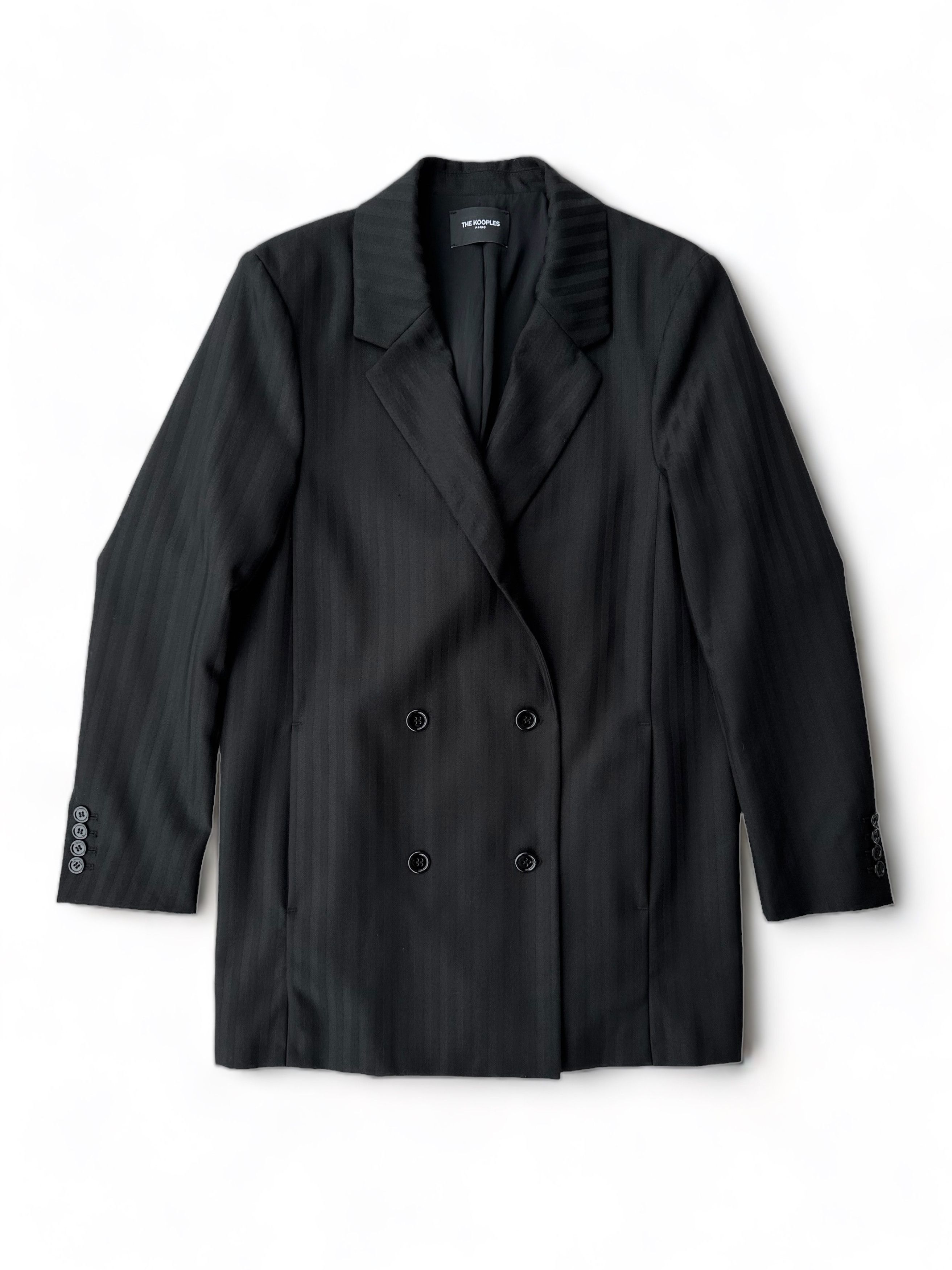 The Kooples The Kooples Paris Wool Long Blazer Double Breasted Blazer Size XS / US 0-2 / IT 36-38 - 1 Thumbnail