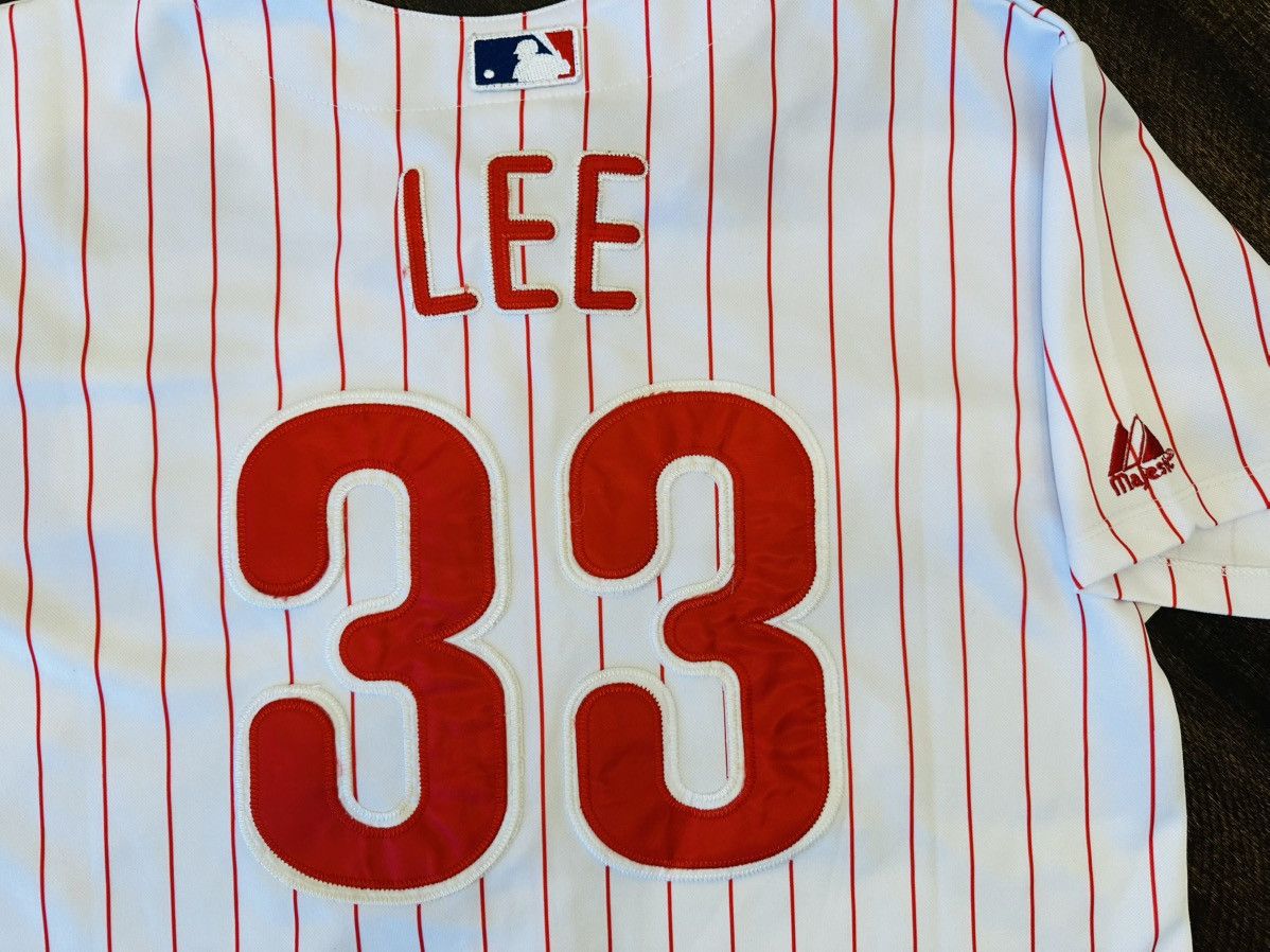 Majestic Majestic Women’s Cliff Lee #33-Philly Phillies Jersey-XL Size XL / US 12-14 / IT 48-50 - 11 Thumbnail
