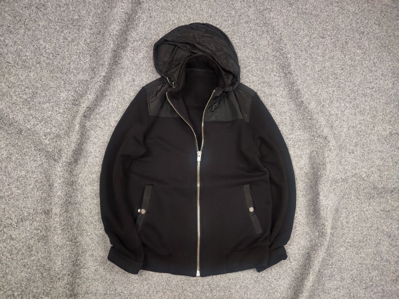 The Kooples The kooples Minimalistic Black Classic Cotton Zip up Hoodie Size US S / EU 44-46 / 1 - 1 Thumbnail