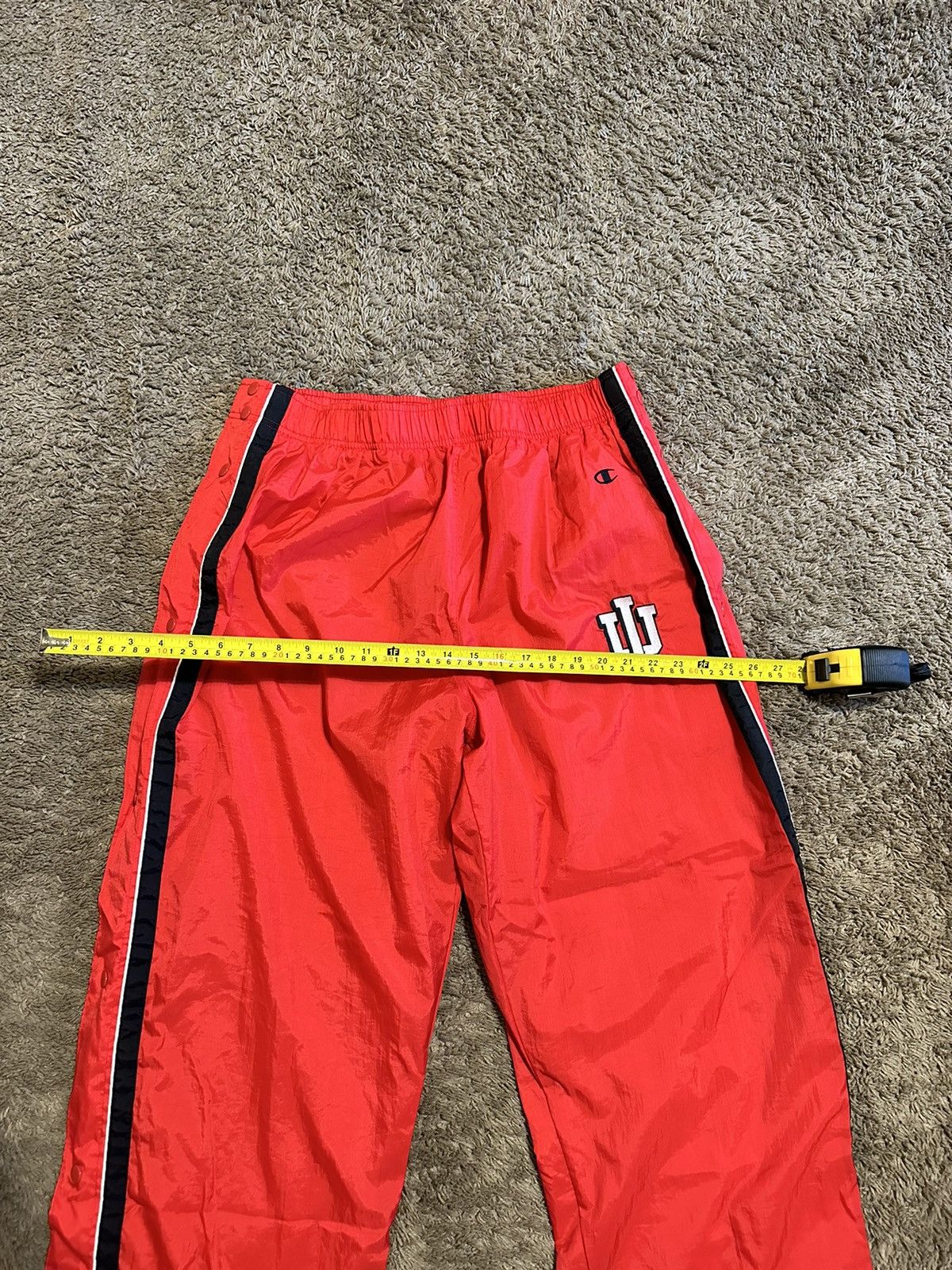 Champion × NCAA × Vintage Vintage NCAA champion Indiana tear away pants 90s size XL Size US XL / EU 56 / 4 - 4 Thumbnail