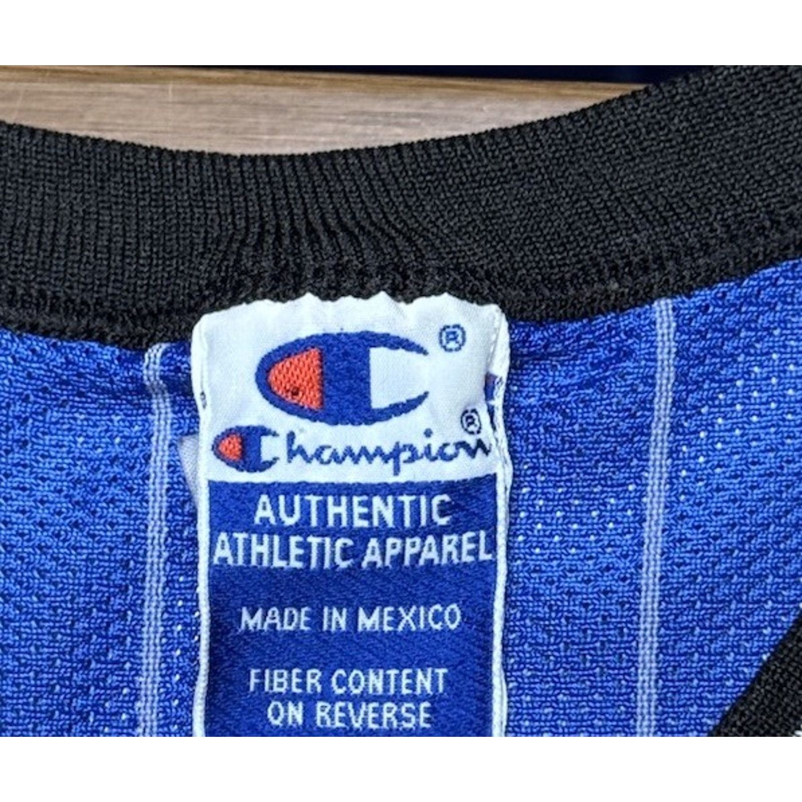 Champion Vintage Champion Orlando Magic Hardaway Blue Jersey 44 90s Size US L / EU 52-54 / 3 - 6 Thumbnail