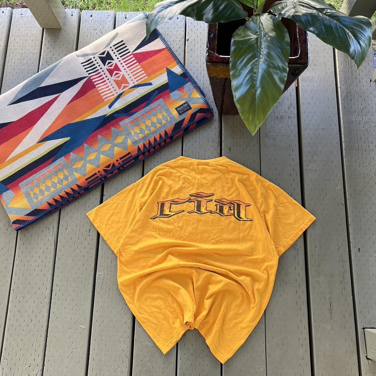 Vintage y2k flame shirt Size US XL / EU 56 / 4 - 3 Thumbnail