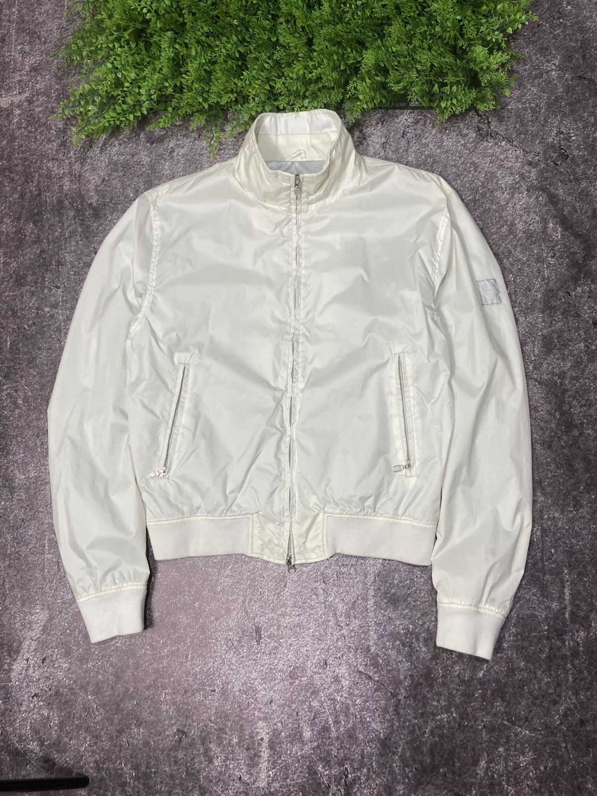 Belstaff Belstaff Nylon Jacket Bomber Silver Size L Biker Size US L / EU 52-54 / 3 - 1 Thumbnail
