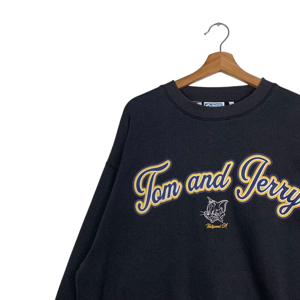 Cartoon Network DISCUS ATHLETIC TOM AND JERRY BIG LOGO SWEATSHIRTS #1684-C75 Size US L / EU 52-54 / 3 - 6 Thumbnail
