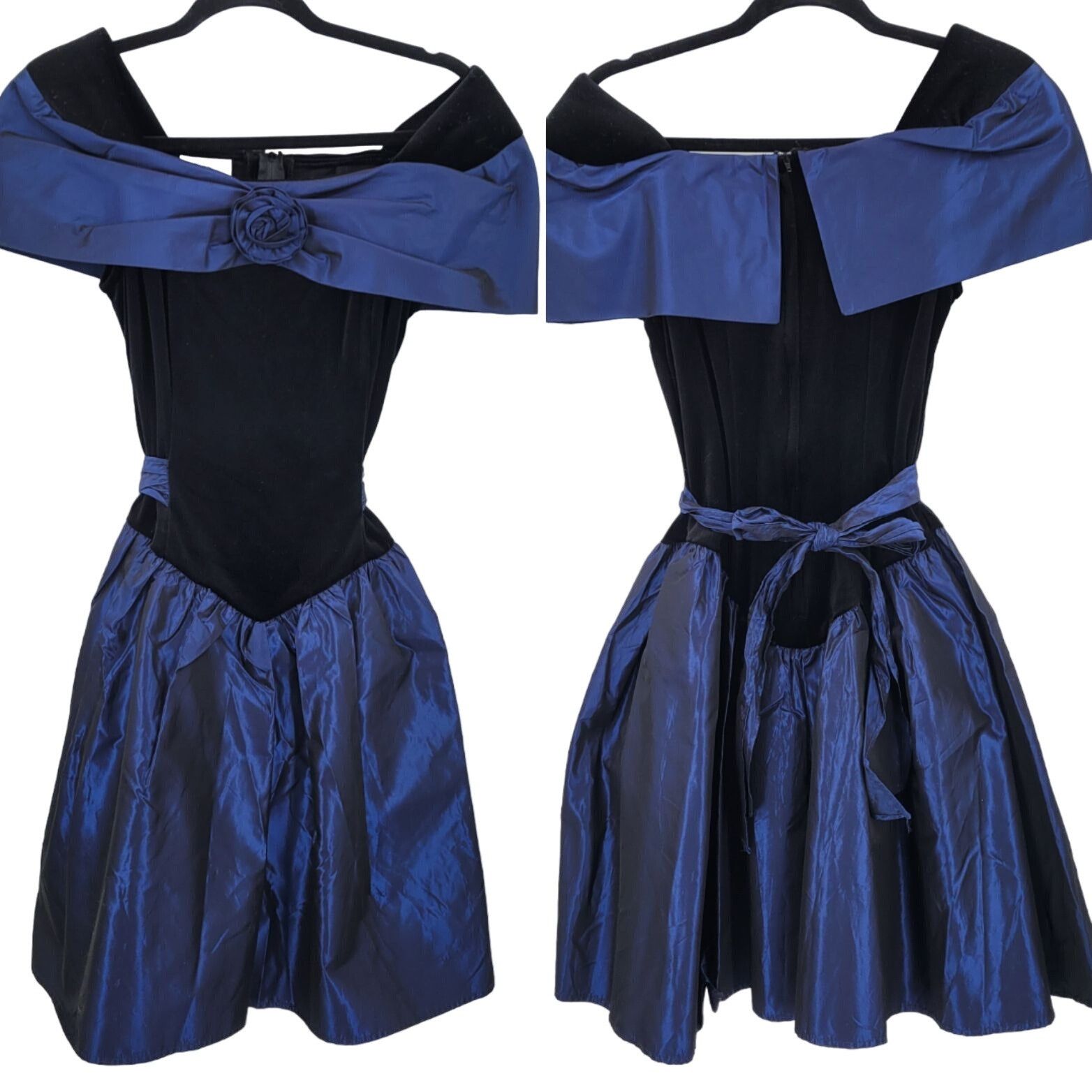 Off the shoulder 80s dress hotsell