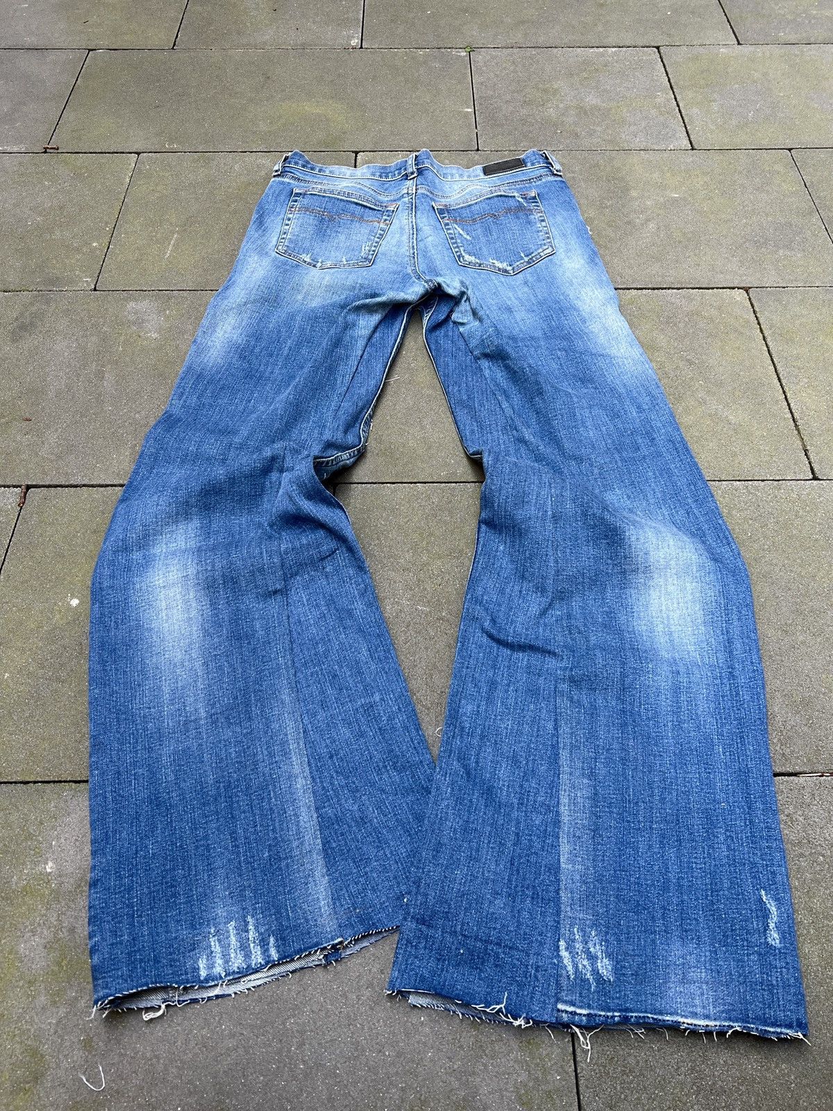Diesel Diesel Blue Boro Patchwork Jeans W31 L31 Rare Size 32" / US 10 / IT 46 - 4 Thumbnail