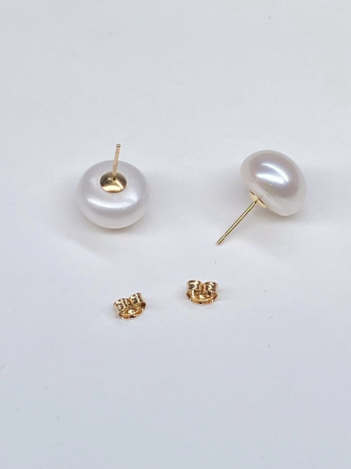 Saks Fifth Avenue Saks Fifth Avenue 14K Gold Freshwater Pearl Stud Earring Size ONE SIZE - 3 Thumbnail