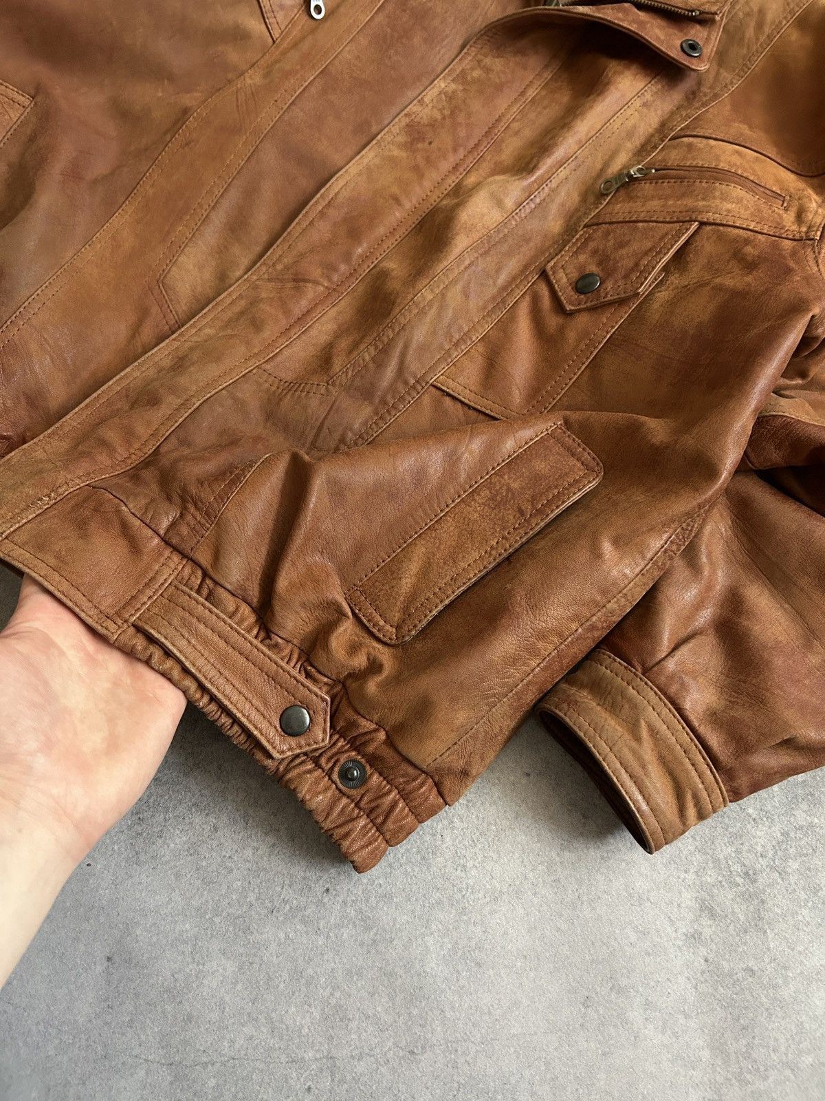 Genuine Leather Vintage LLD Cowboys True Leather jacket mens rare Size US M / EU 48-50 / 2 - 5 Thumbnail