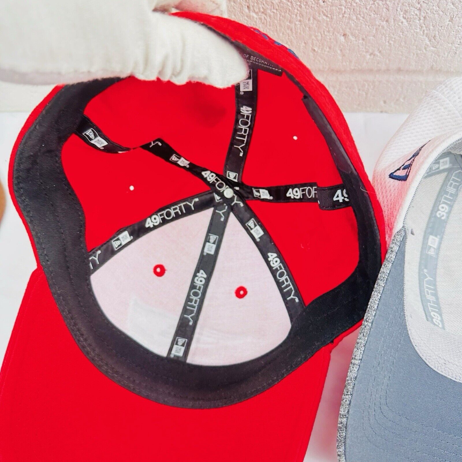 NFL New England Patriots NFL Hat Fitted Cap Lot Of 3 M/L *flaws Size ONE SIZE - 11 Thumbnail