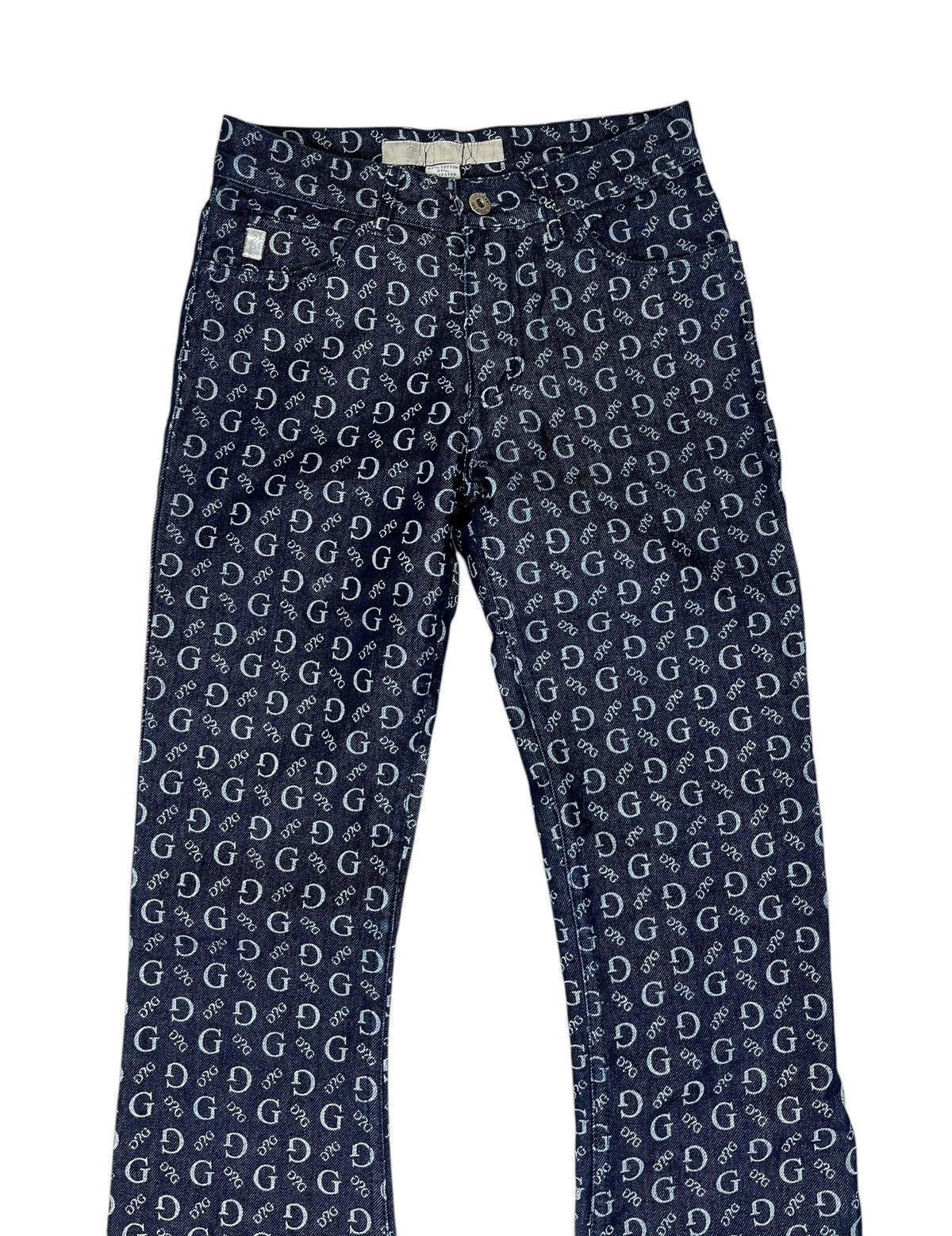 Guess Super Flare Guess Og Monogram Logo Jeans Size 26" / US 2 / IT 38 - 3 Thumbnail