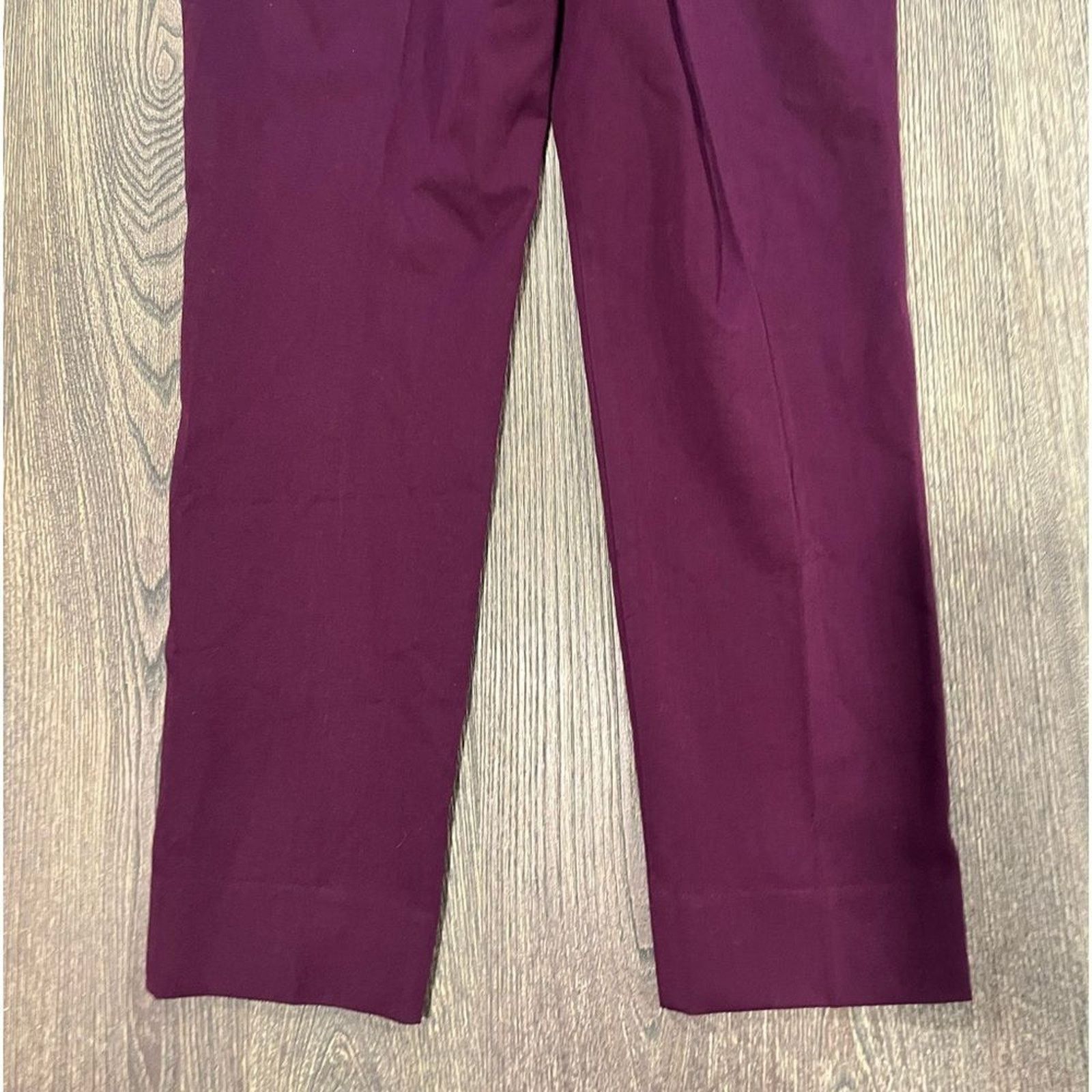Vintage NWOT J. Jill Flat Front Pants Mid Rise Straight Leg Size 8 Size 30" / US 8 / IT 44 - 8 Thumbnail