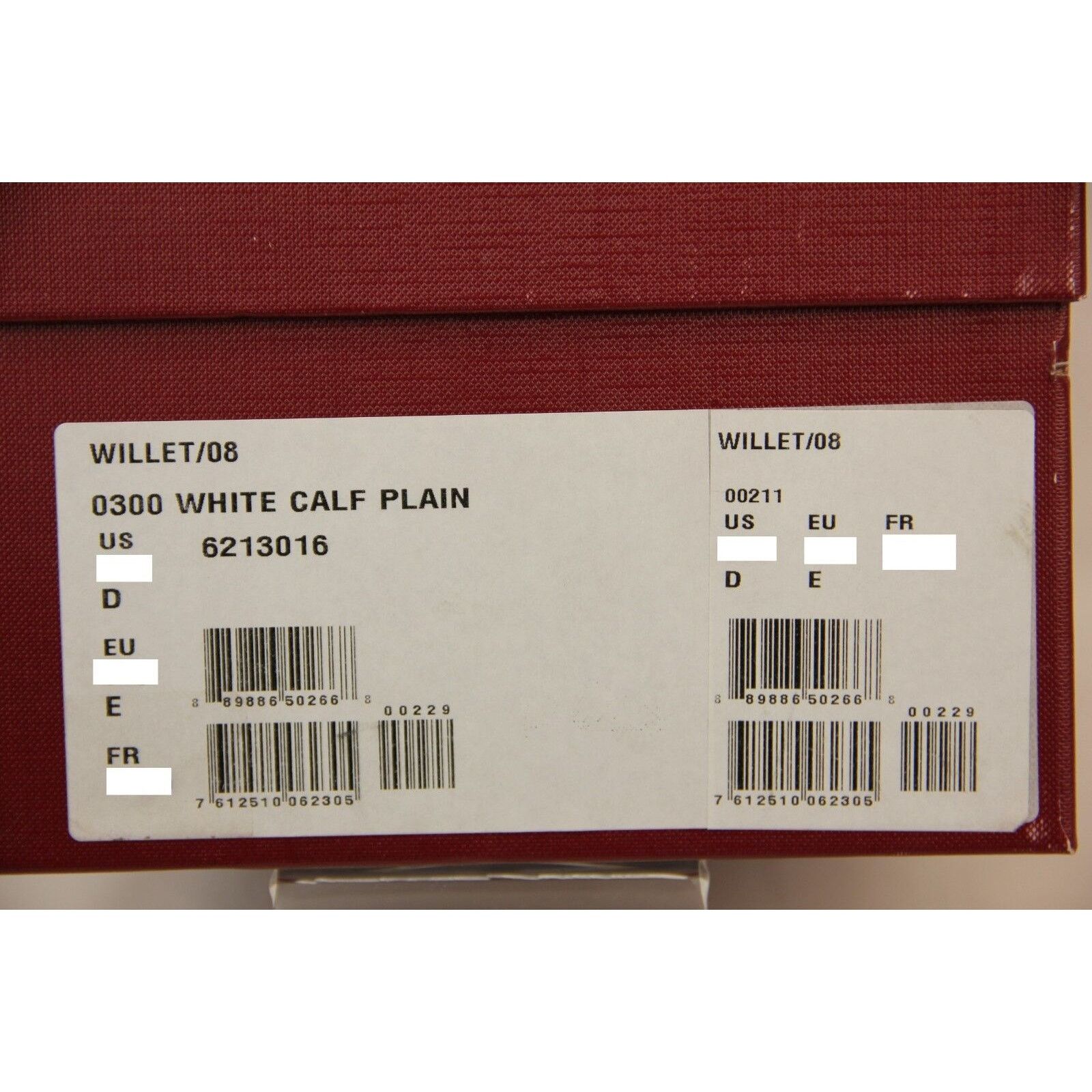 Bally WILLET WHITE RED LEATHER LOGO SWISS SNEAKERS 12 US 45 ITALY Size US 12 / EU 45 - 12 Thumbnail