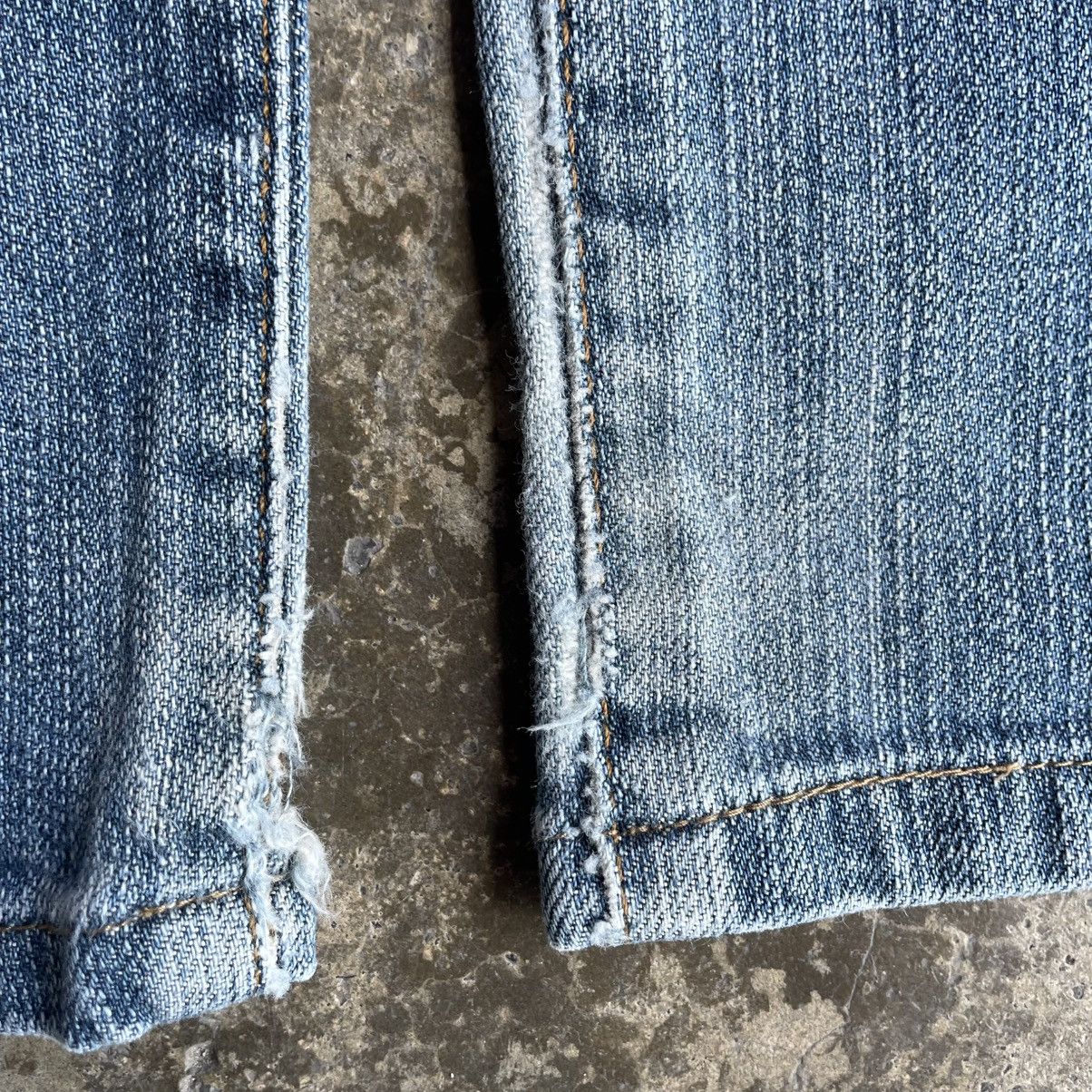 Edwin 🔥Vintage Edwin F503 Stoned Washed Distress Denim Jeans Size US 30 / EU 46 - 8 Thumbnail