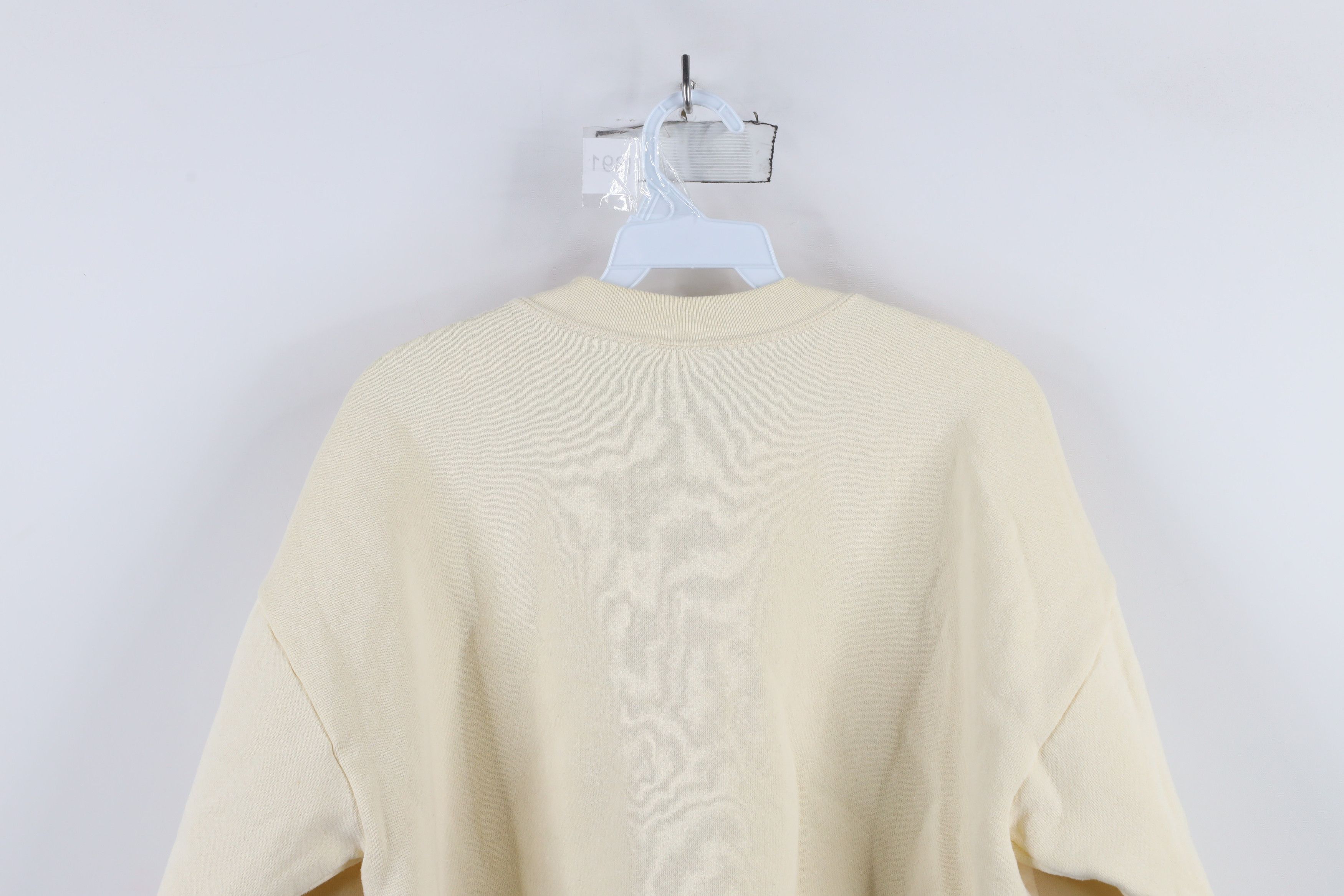 Vintage Vintage 90s Streetwear Hummingbird Sweatshirt Cream USA Size L / US 10 / IT 46 - 10 Thumbnail