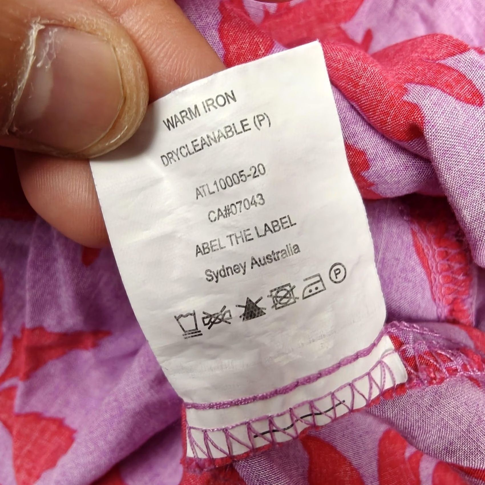 Vintage Abel The Label Dress Womens M Purple Floral Halter Smocked Maxi Sundress Size M / US 6-8 / IT 42-44 - 5 Thumbnail
