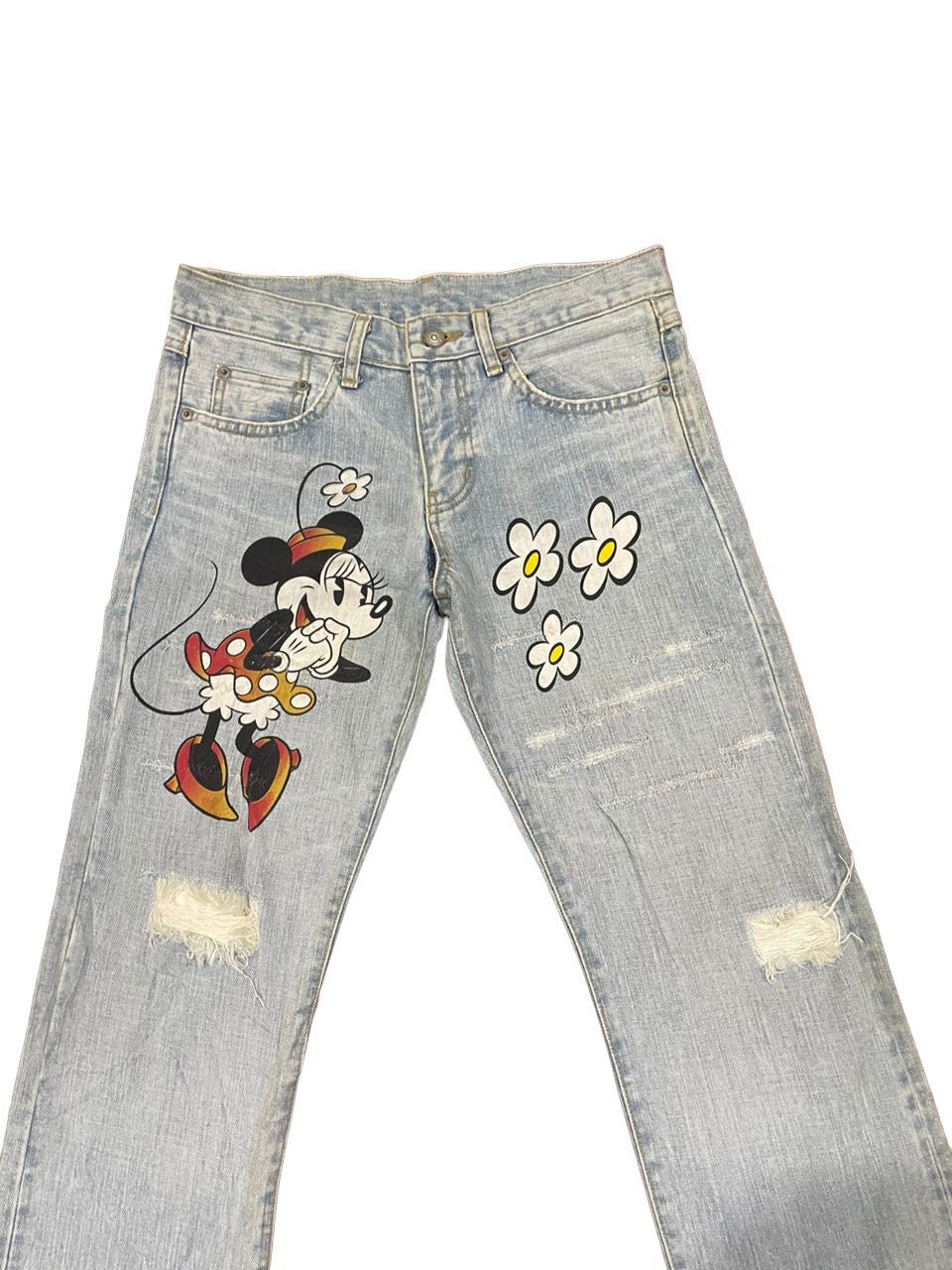 If Six Was Nine × Le Grande Bleu (L.G.B.) Disney x International World Jeans Japan Painter Minnie Jean Size US 32 / EU 48 - 7 Thumbnail