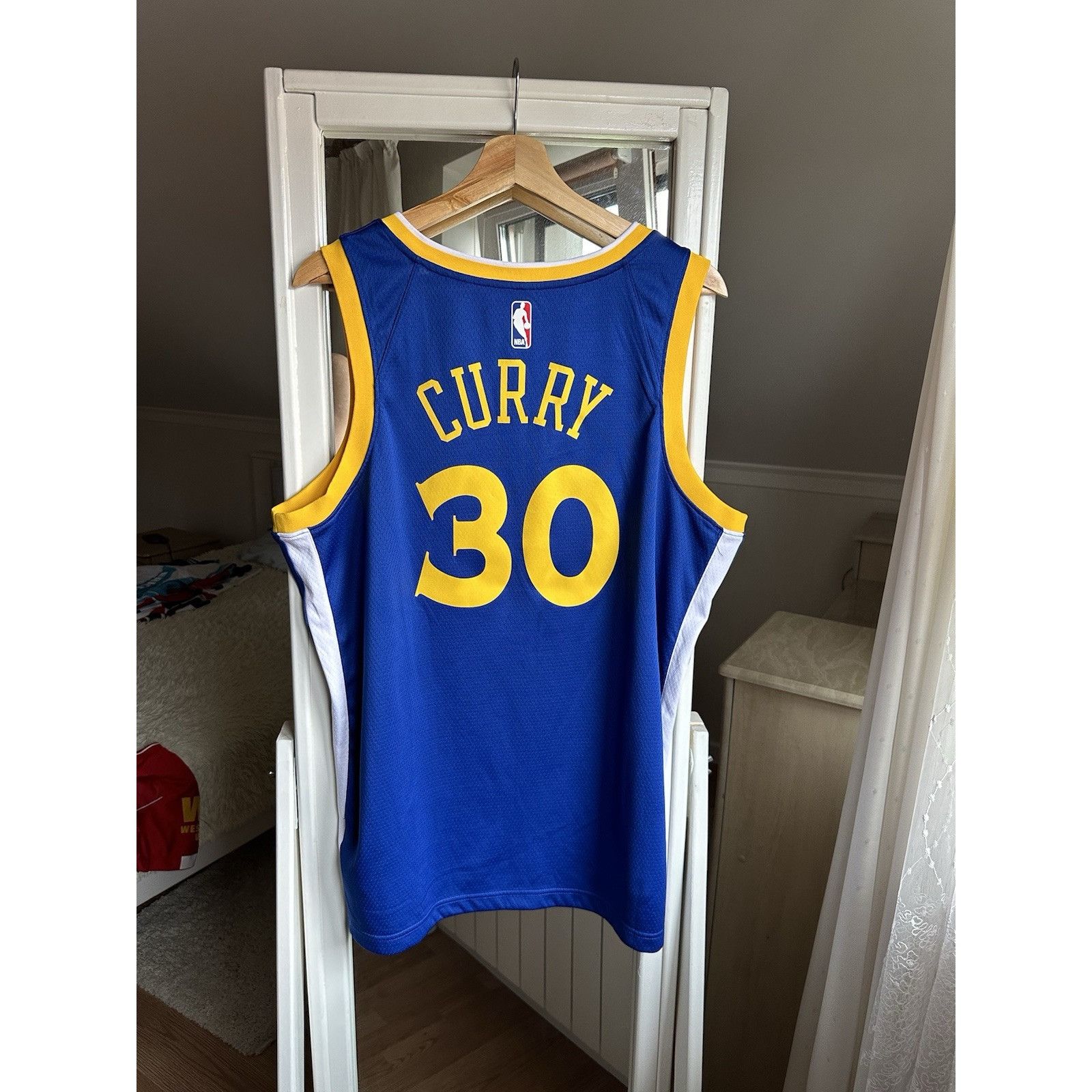 Nike Mens Nike Nba Golden State Warriors Stephen Curry Basketball Size US L / EU 52-54 / 3 - 9 Thumbnail