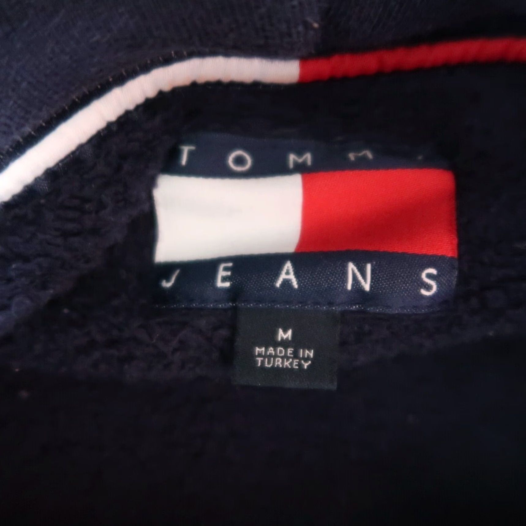 Tommy Hilfiger VINTAGE Tommy Hilfiger Jeans Sweatshirt Hoodie Adult M Medium Blue Pullover Mens Size US M / EU 48-50 / 2 - 7 Thumbnail