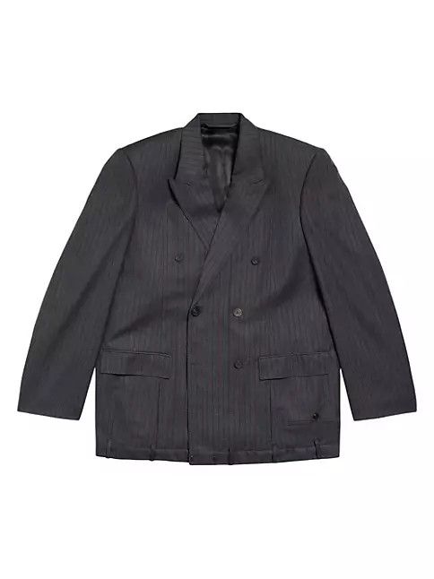 o1mt1gz1224 Deconstructed Jacket in Dark Grey