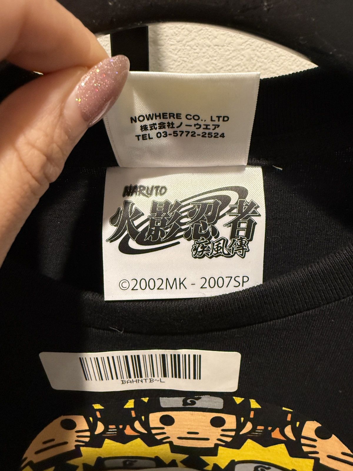 Bape BAPE x Naruto Ape Head Tee Black Brand New Size US L / EU 52-54 / 3 - 5 Thumbnail