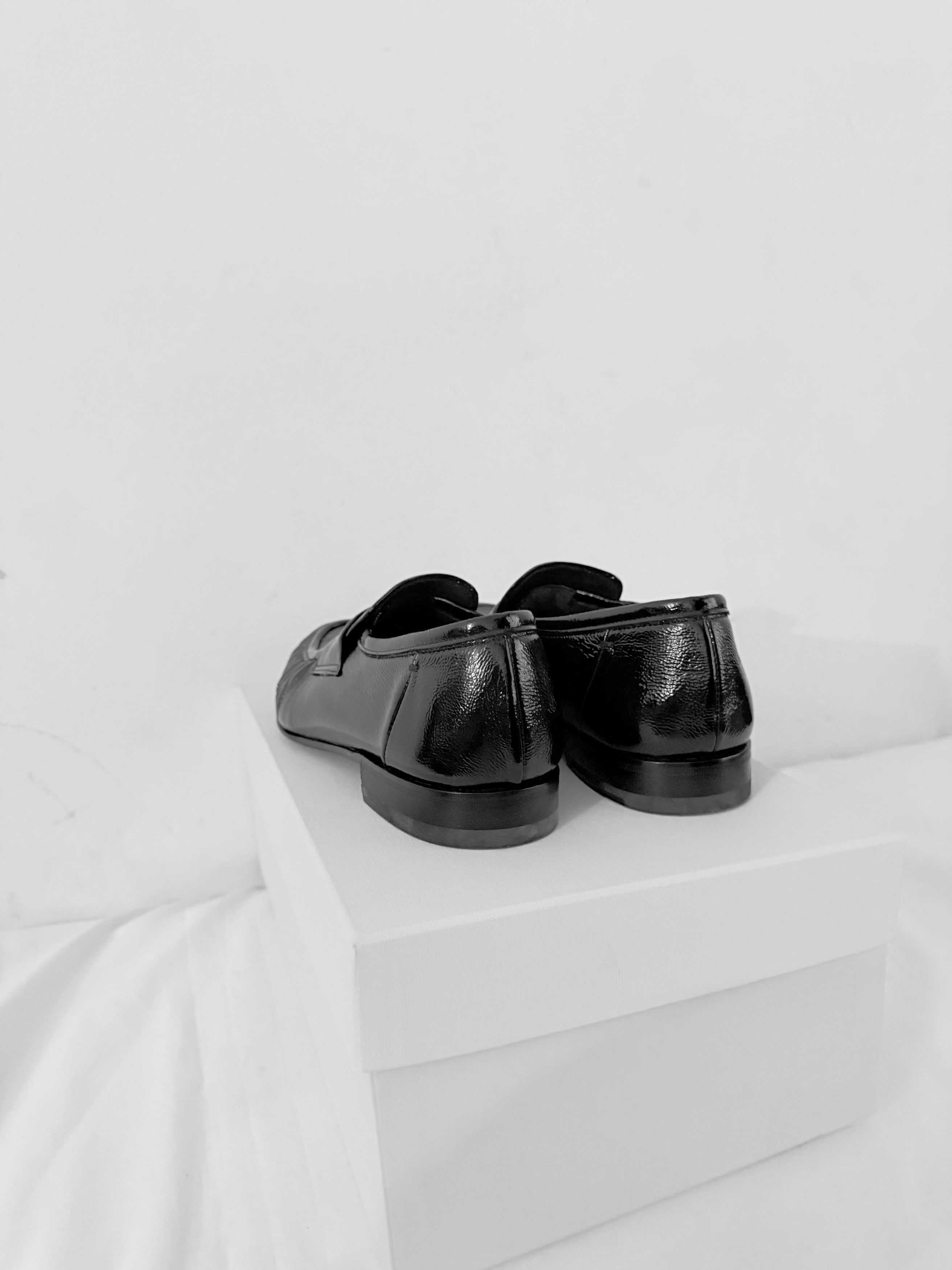 Lidfort Textured Lacquered Calfskin Mocassin Size US 9.5 / EU 42-43 - 7 Thumbnail