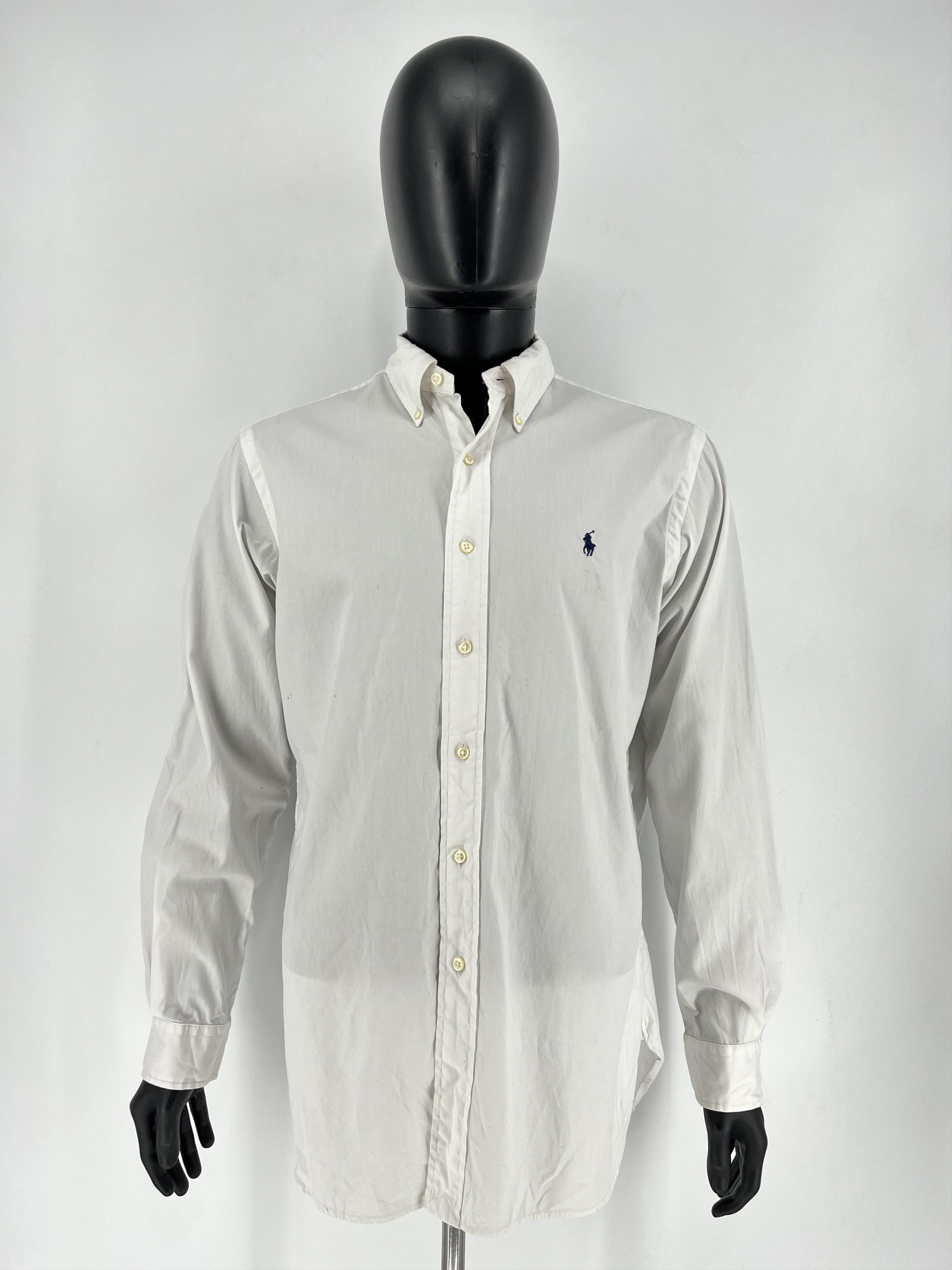 Polo Ralph Lauren × Ralph Lauren × Vintage Vintage White Shirt Polo Ralph Lauren Size XL Rare Size US XL / EU 56 / 4 - 2 Thumbnail
