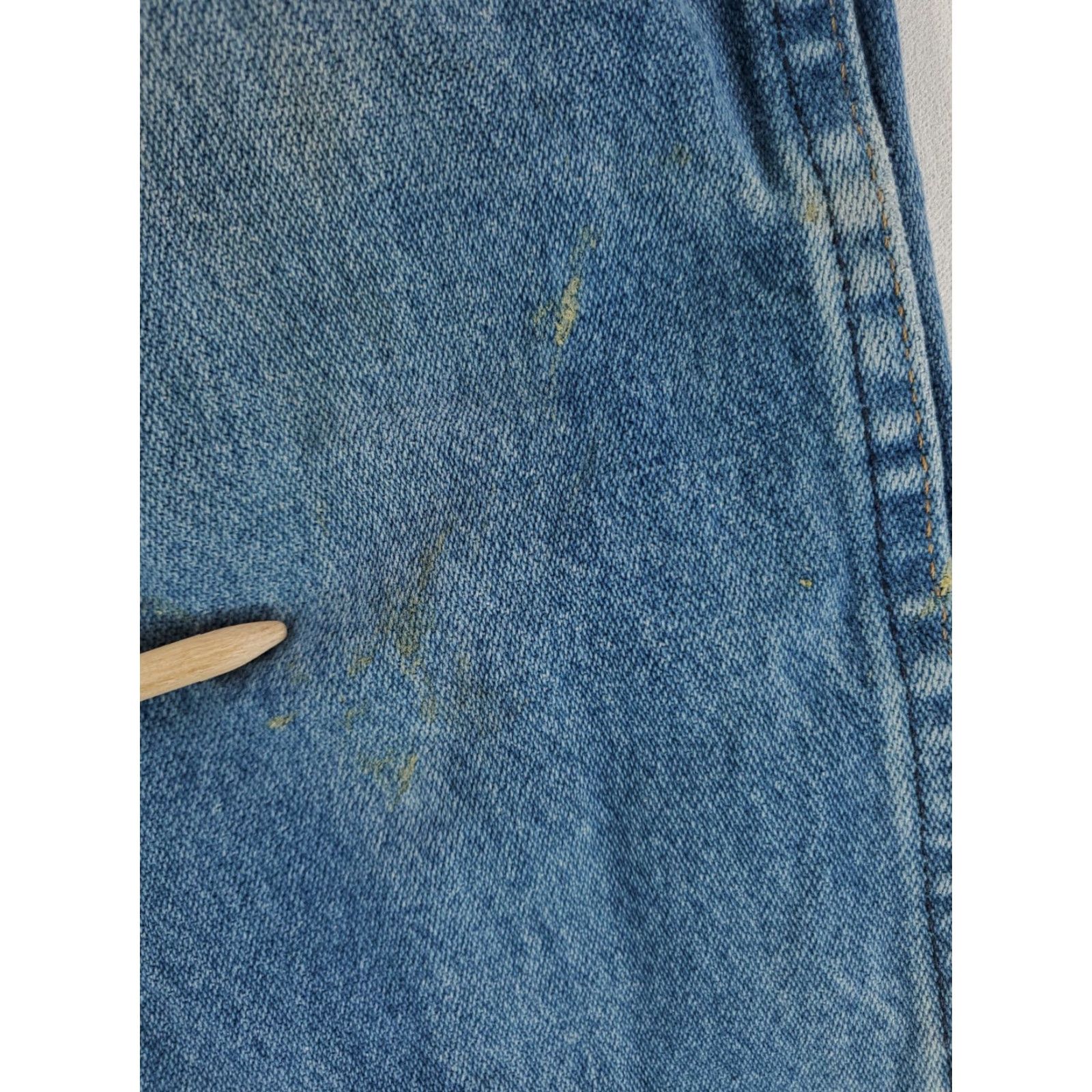 Wrangler VINTAGE Wrangler Jeans Blue Mens 38x34 32 Inseam VTG 90s Straight Jeans 38 Mens Blue Size US 38 / EU 54 - 2 Thumbnail