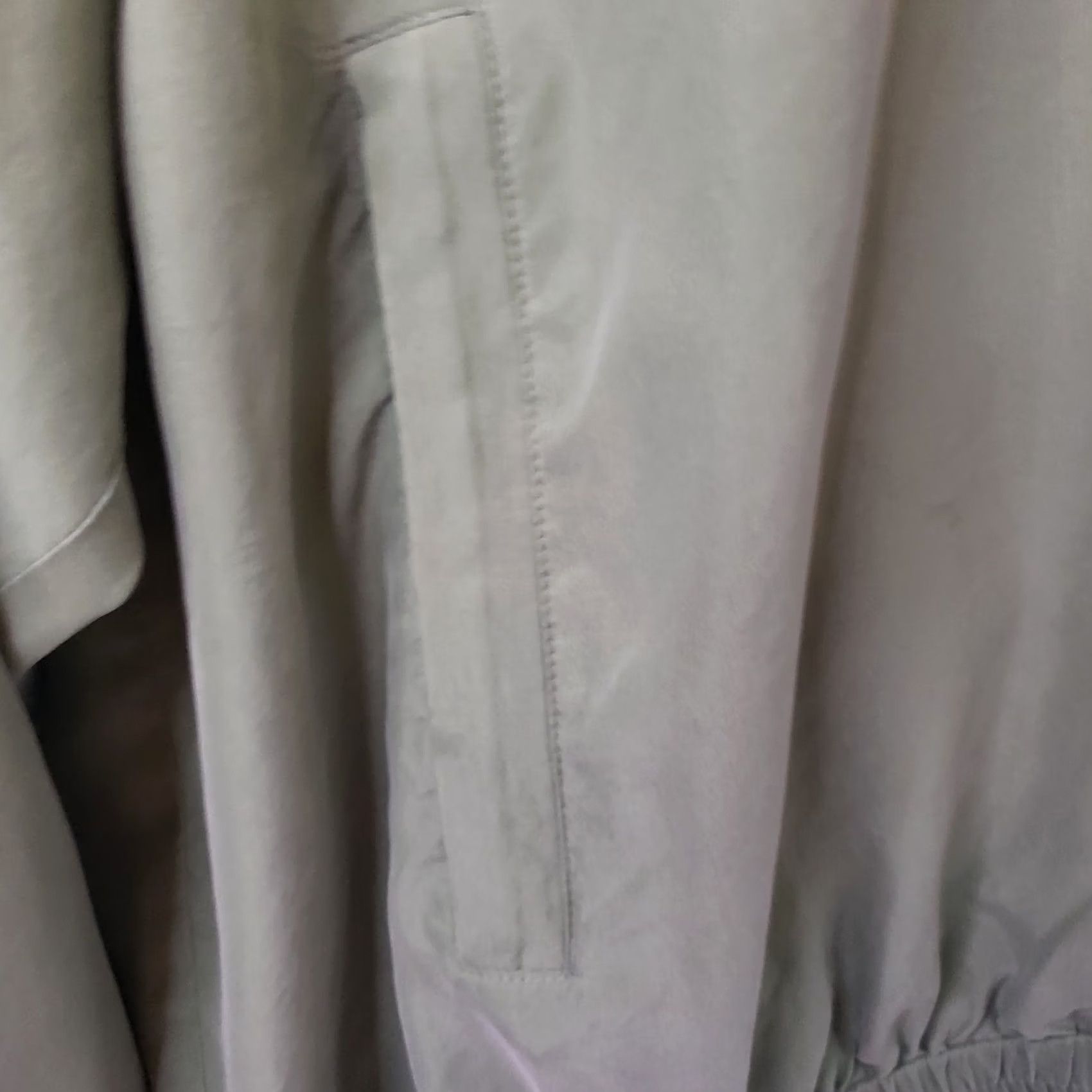 Vintage BOBBY CHAN Green 100% Silk Windbreaker & Vest XL Men Convertible 1/2 Zip Size US XL / EU 56 / 4 - 6 Thumbnail