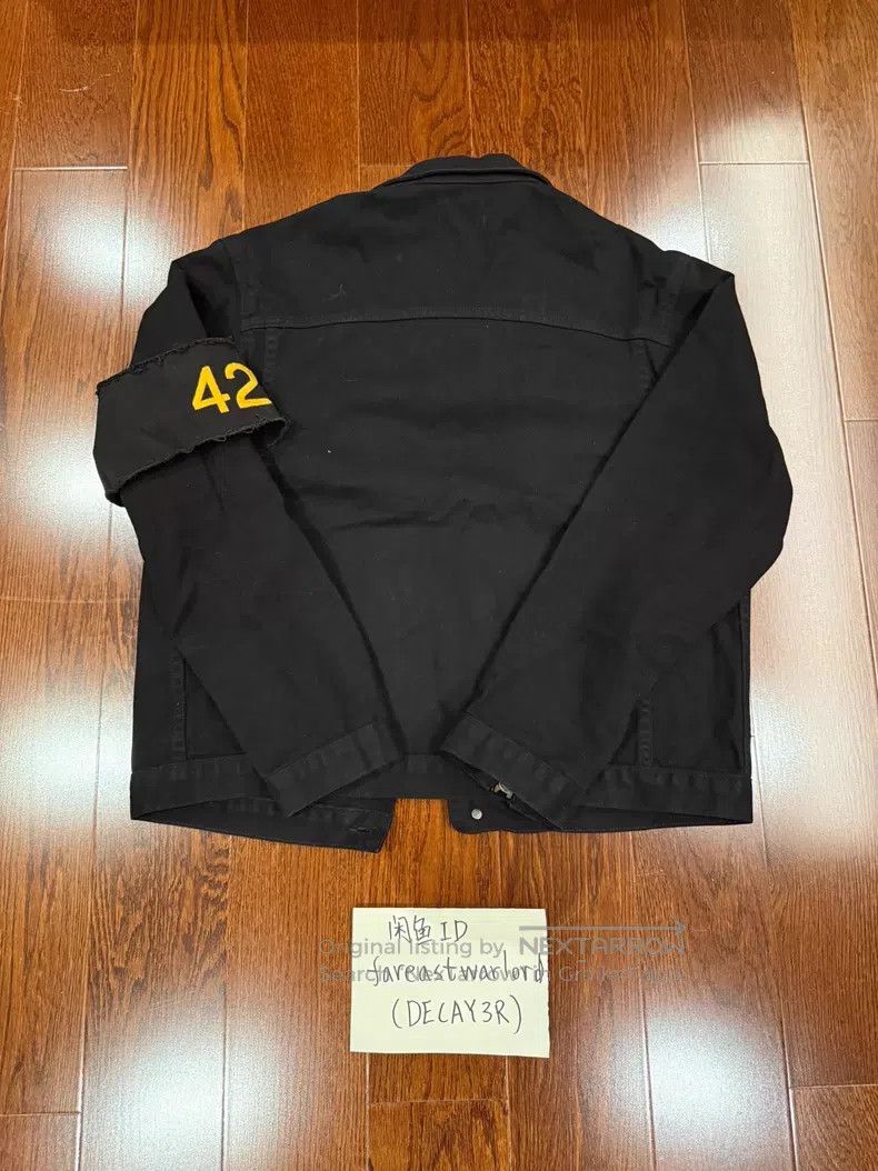 Other 424 Black Sleeve Patch Denim Jacket Size US M / EU 48-50 / 2 - 2 Thumbnail
