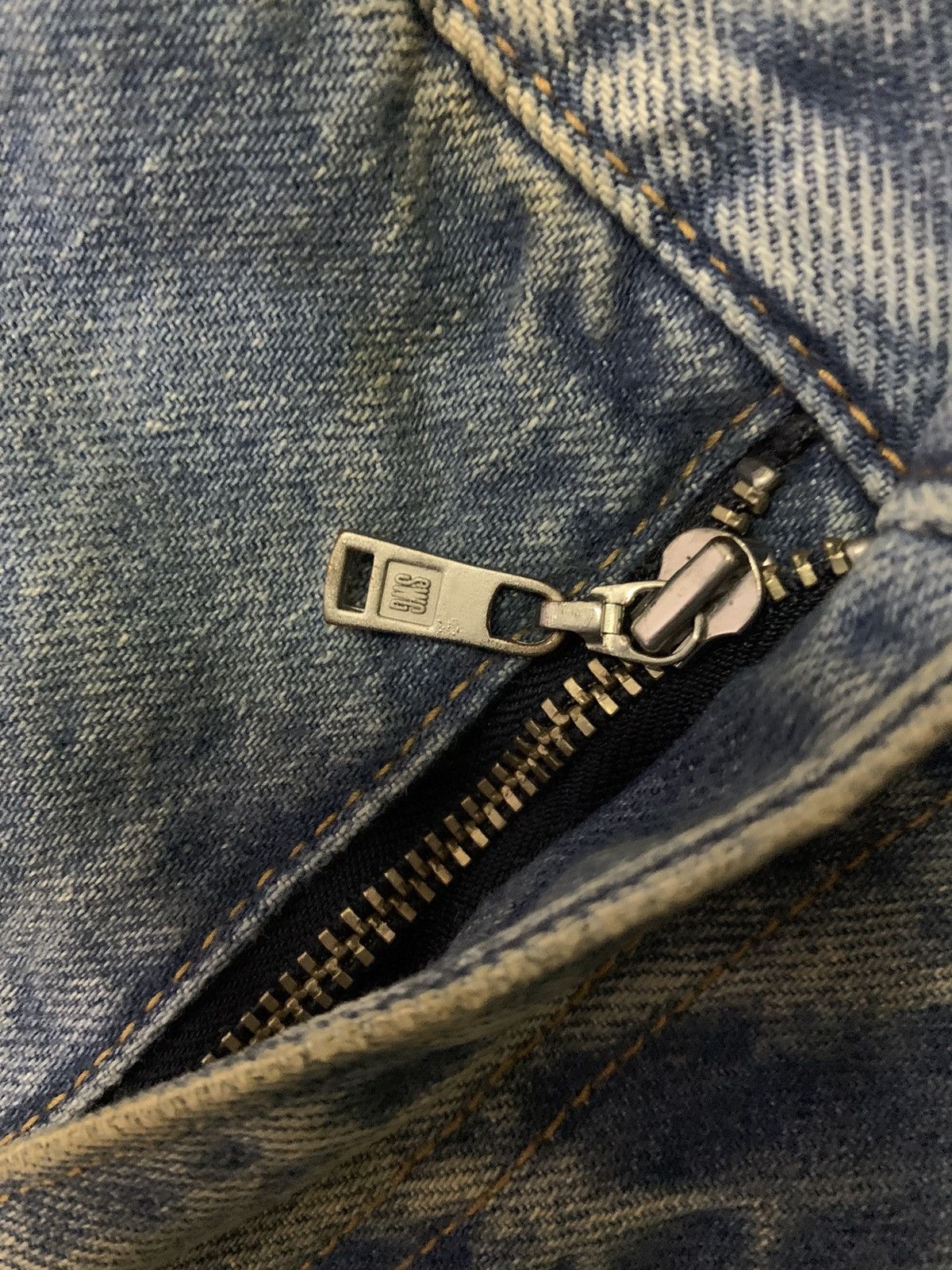 Swagger 💥Vintage Japanese Swagger Ripped Denim Size US 35 - 3 Thumbnail