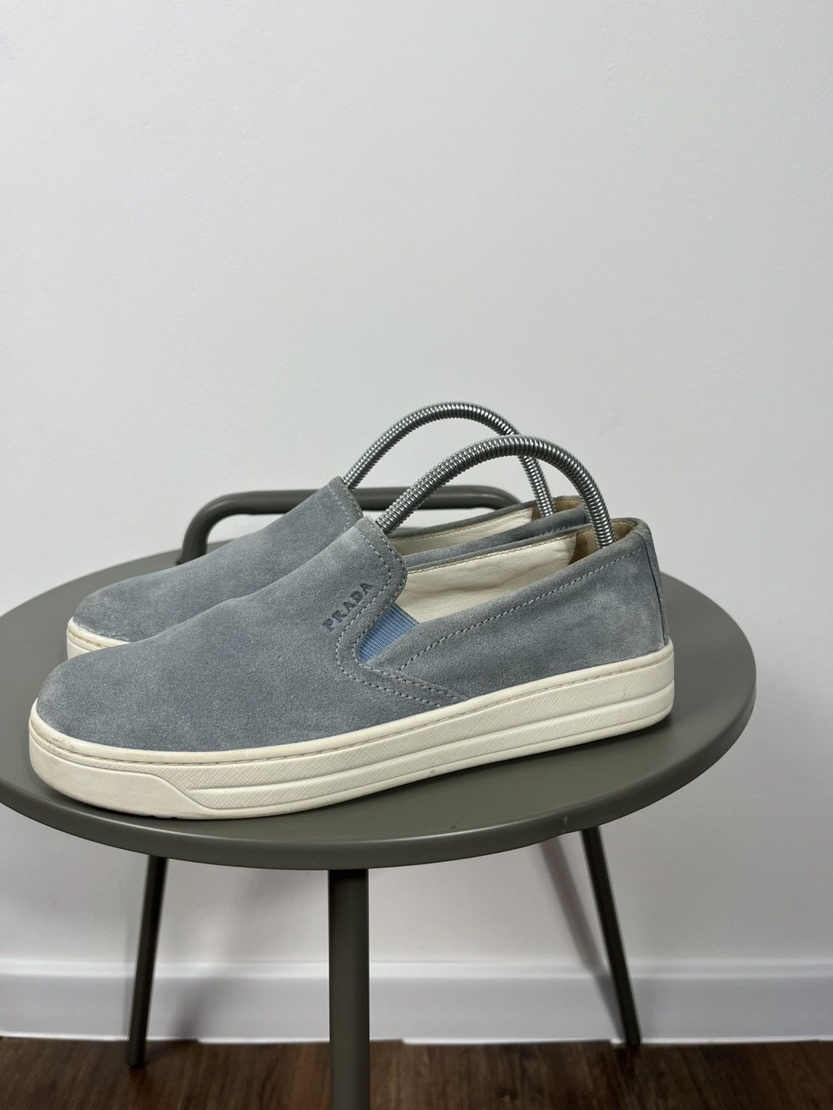 Prada Prada Suede Slip-On Sneakers Women’s EU 35.5 Designer Style Size US 5.5 / IT 35.5 - 6 Thumbnail