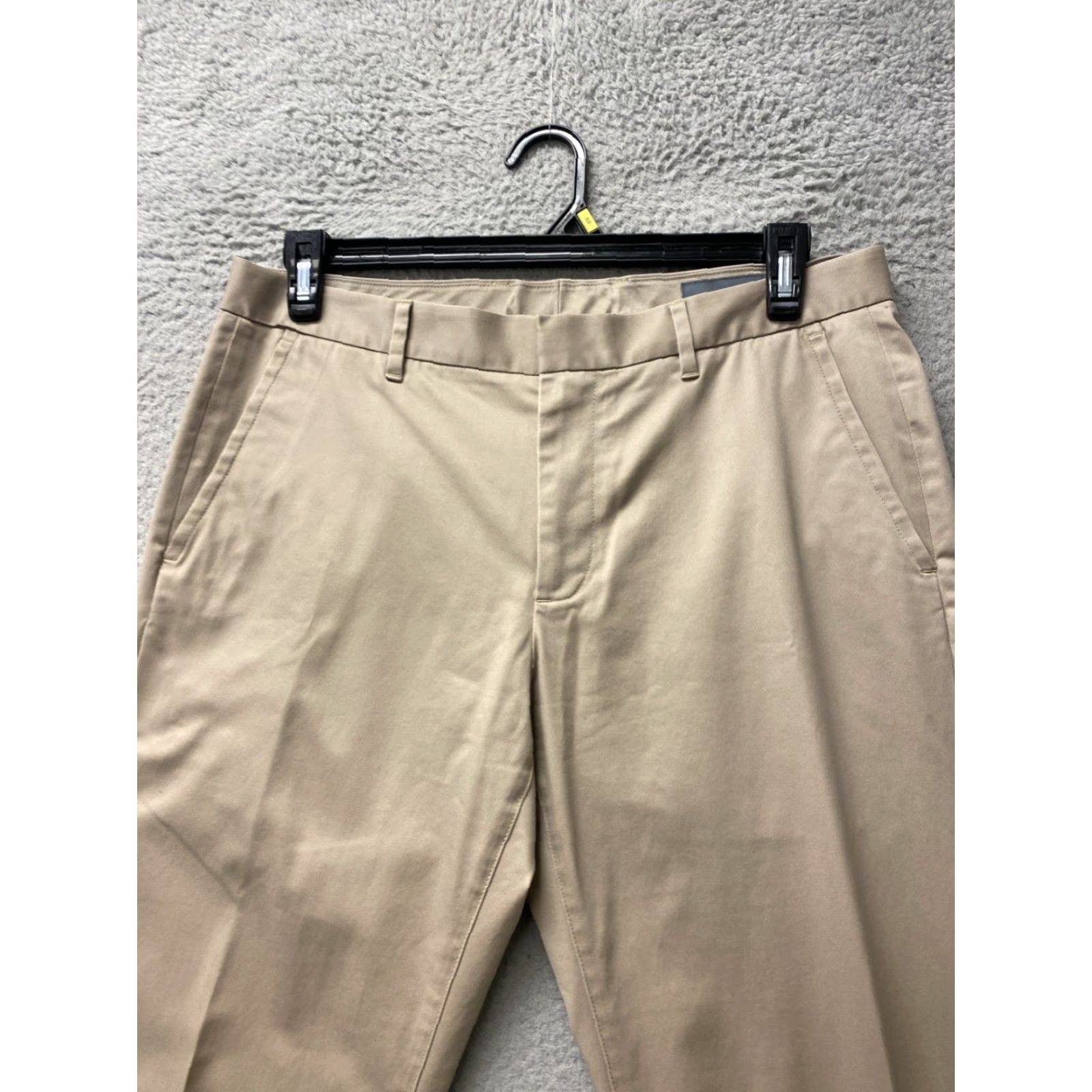 Bonobos BONOBOS Chino Pants Men’s 33x32 Tan Regular Zip Flat Front Tapered Duty? Size US 33 - 2 Thumbnail