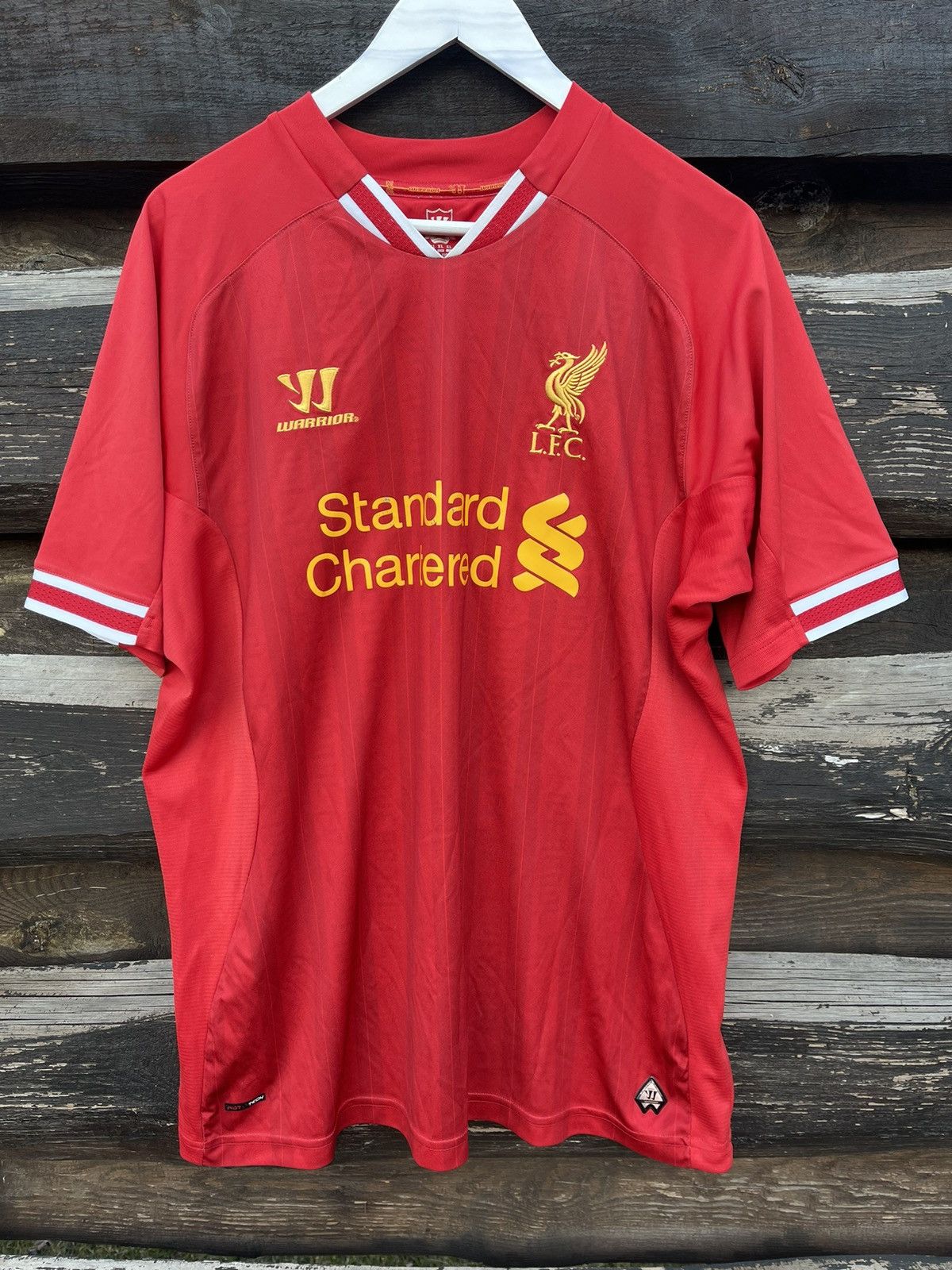 Warrior 2013 Warrior Liverpool red soccer jersey Size US XL / EU 56 / 4 - 1 Thumbnail