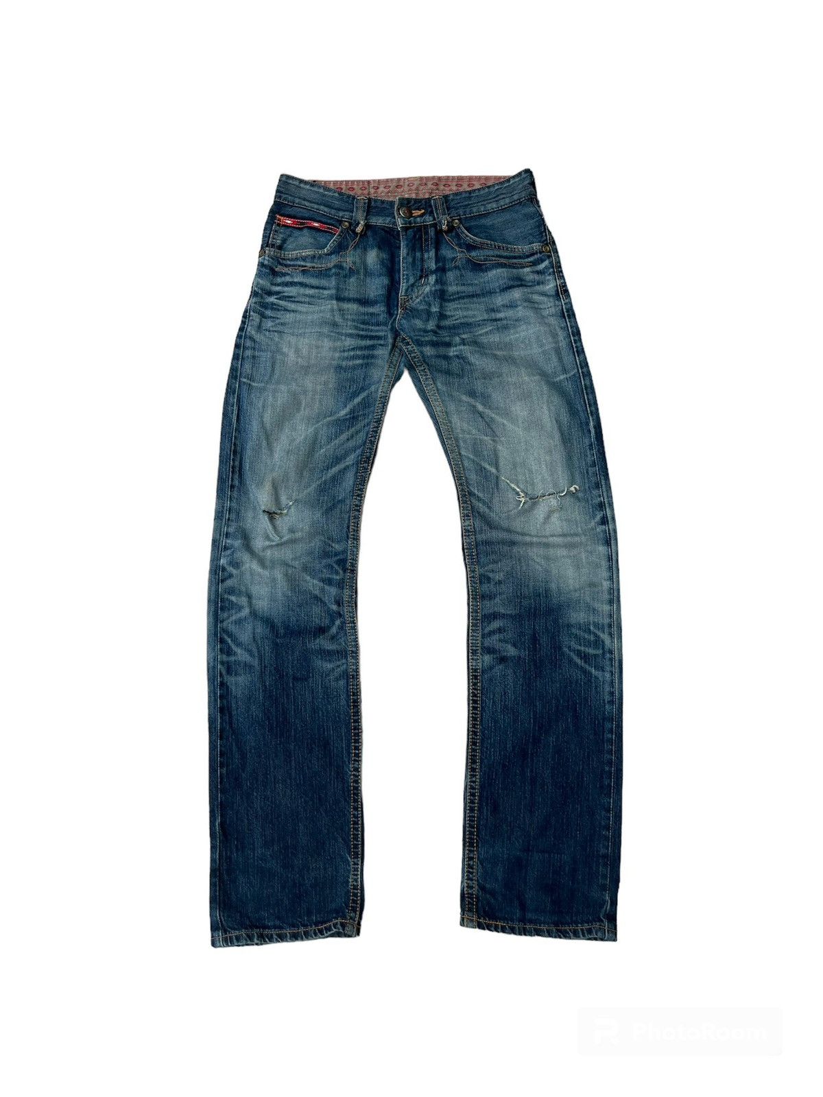 Edwin Rare Edwin XU Regular Distressed Denim Jeans Size US 30 / EU 46 - 1 Thumbnail