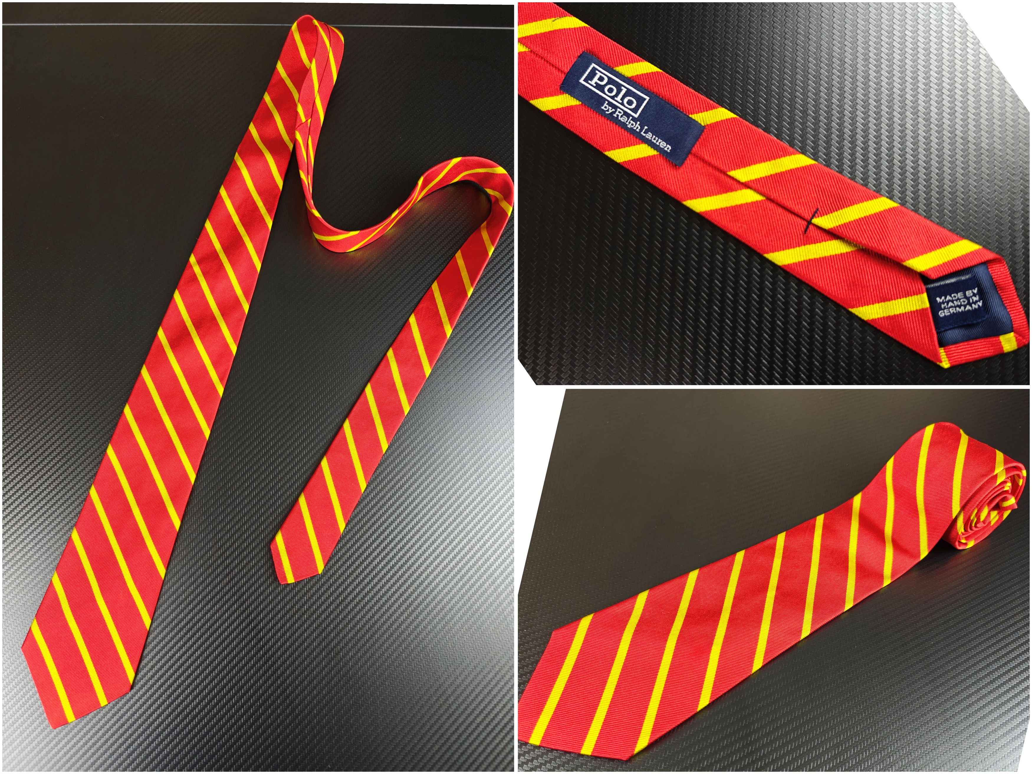 Polo Ralph Lauren Polo Ralph Lauren Silk Tie Germany Striped Size ONE SIZE - 1 Thumbnail